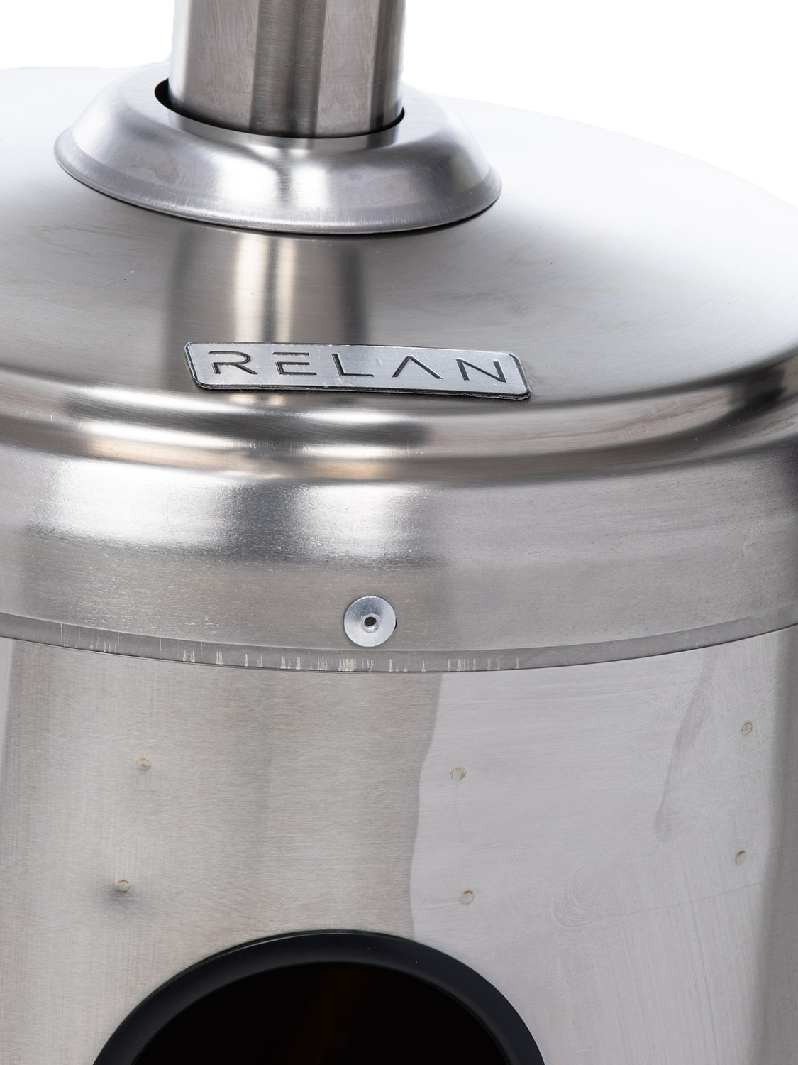 Estufa Calefactor Exterior Silver Pro Acero Inoxidable Relan-3