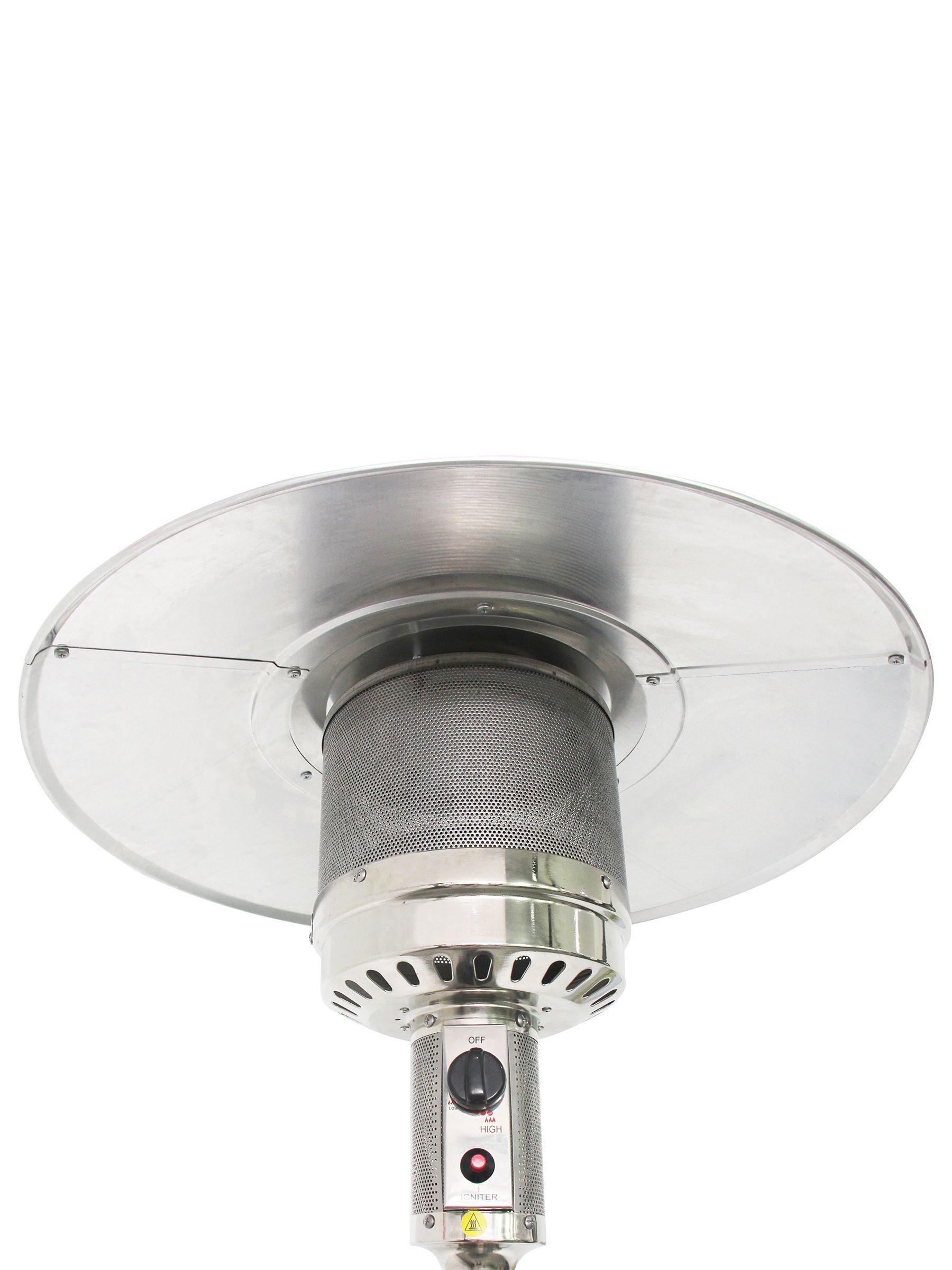 Estufa Calefactor Exterior Silver Pro Acero Inoxidable Relan-4
