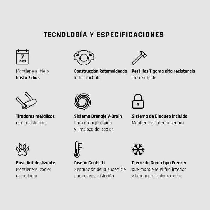 Cooler Grey 55QT Blanco-4