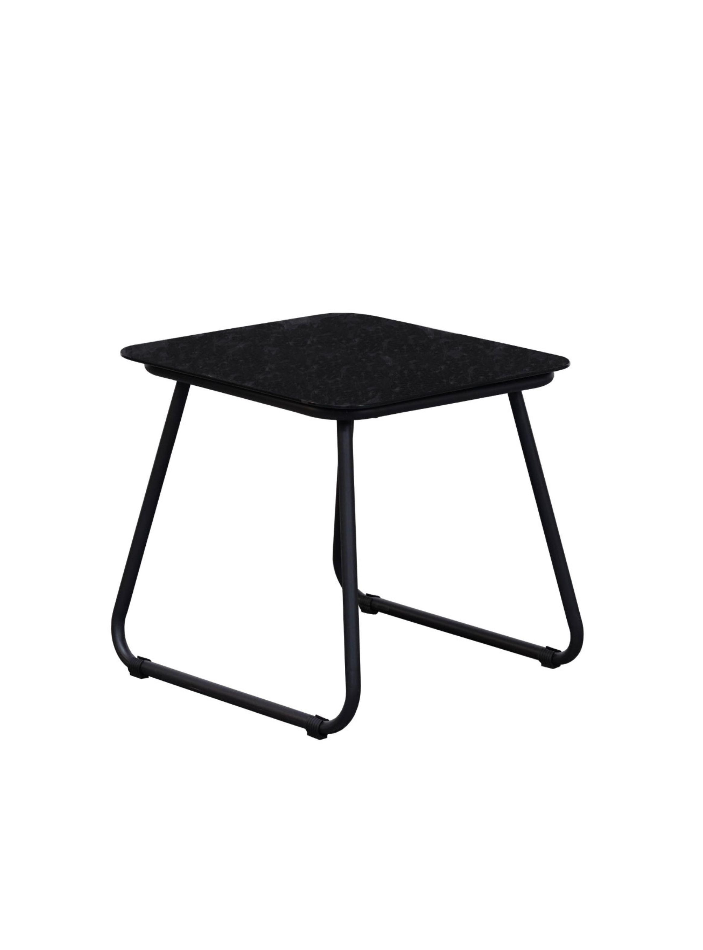 Juego de Terraza Kiri Relan Living Exterior Mesa y Sillas Ratán y Acero Color Negro-3