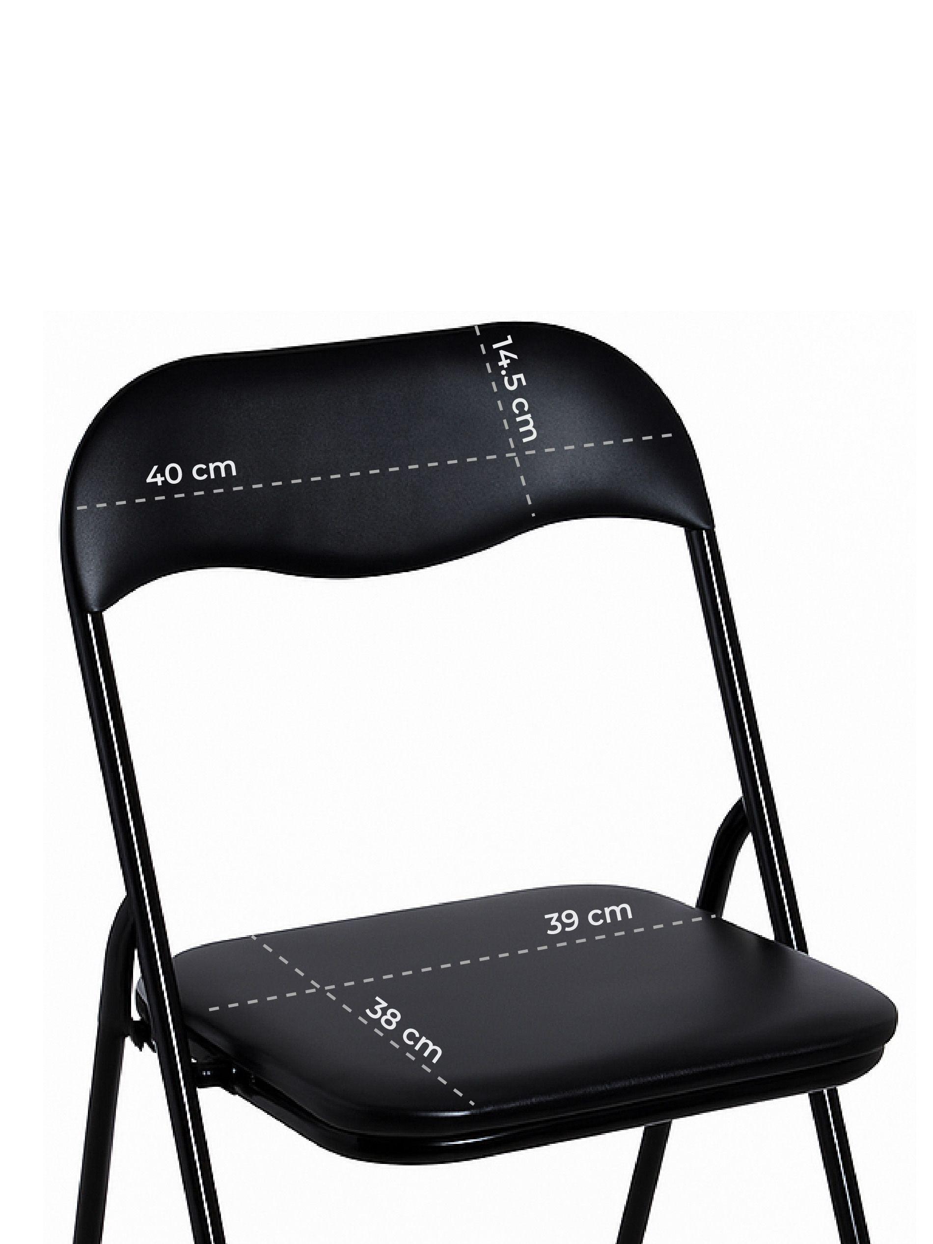 Set x6 Sillas Plegables Kano Livianas y Portátiles Eventos-6