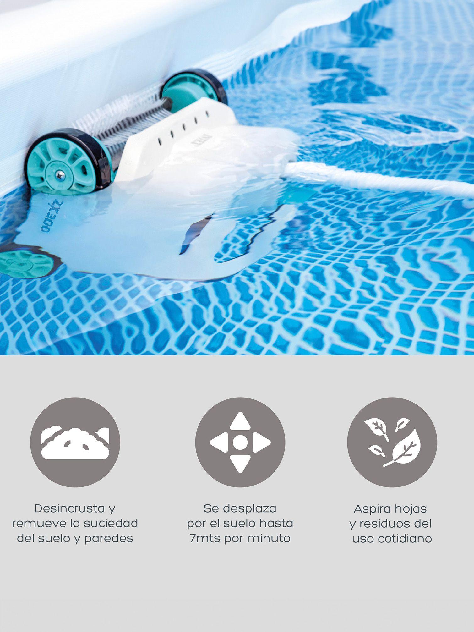 Limpiafondos Robot Para Piscinas Intex ZX300 Automático-3