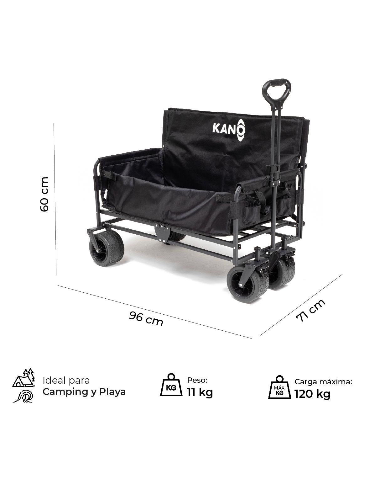 Carro de Transporte Convertible Sillón Kano Seat Plegable-3