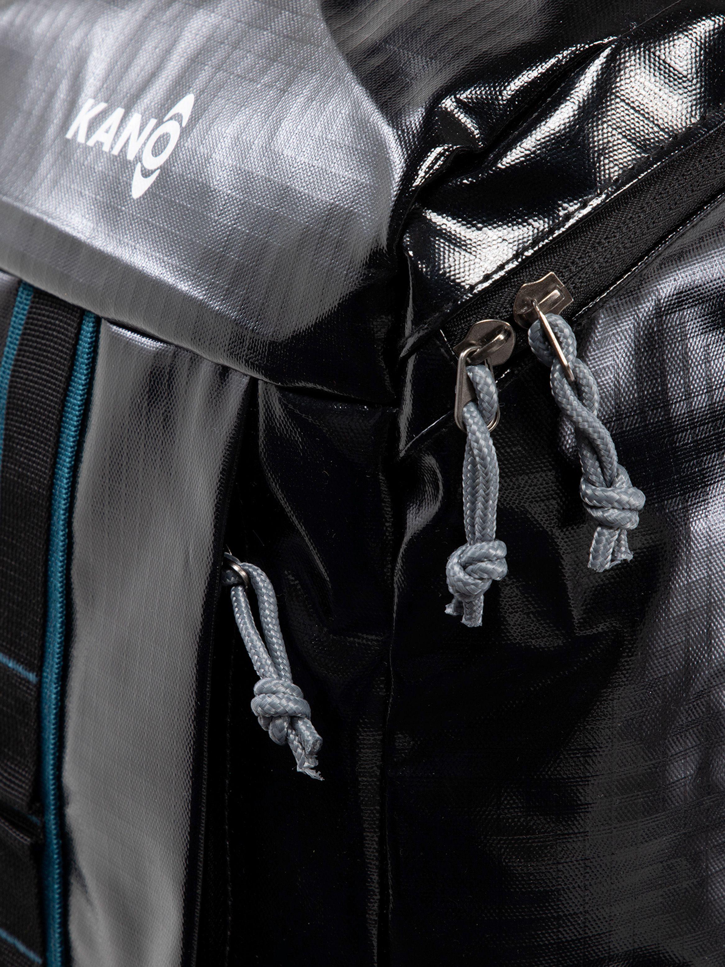 Mochila Outdoor Negra Kano 25L Trekking Camping Resistente-6