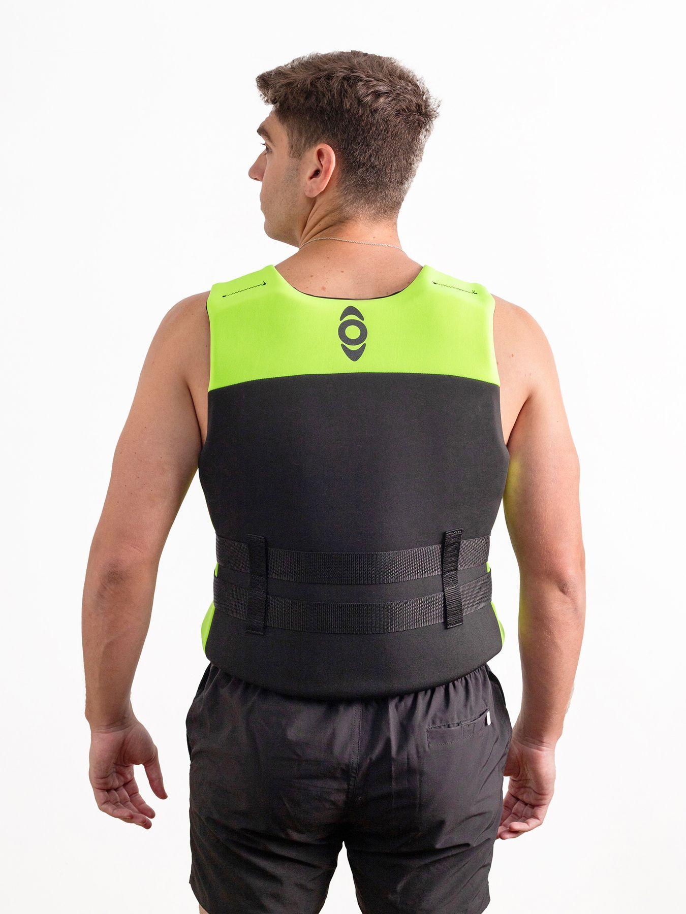 Chaleco de Flotación de Neopreno Kano Con Cierre Negro-5