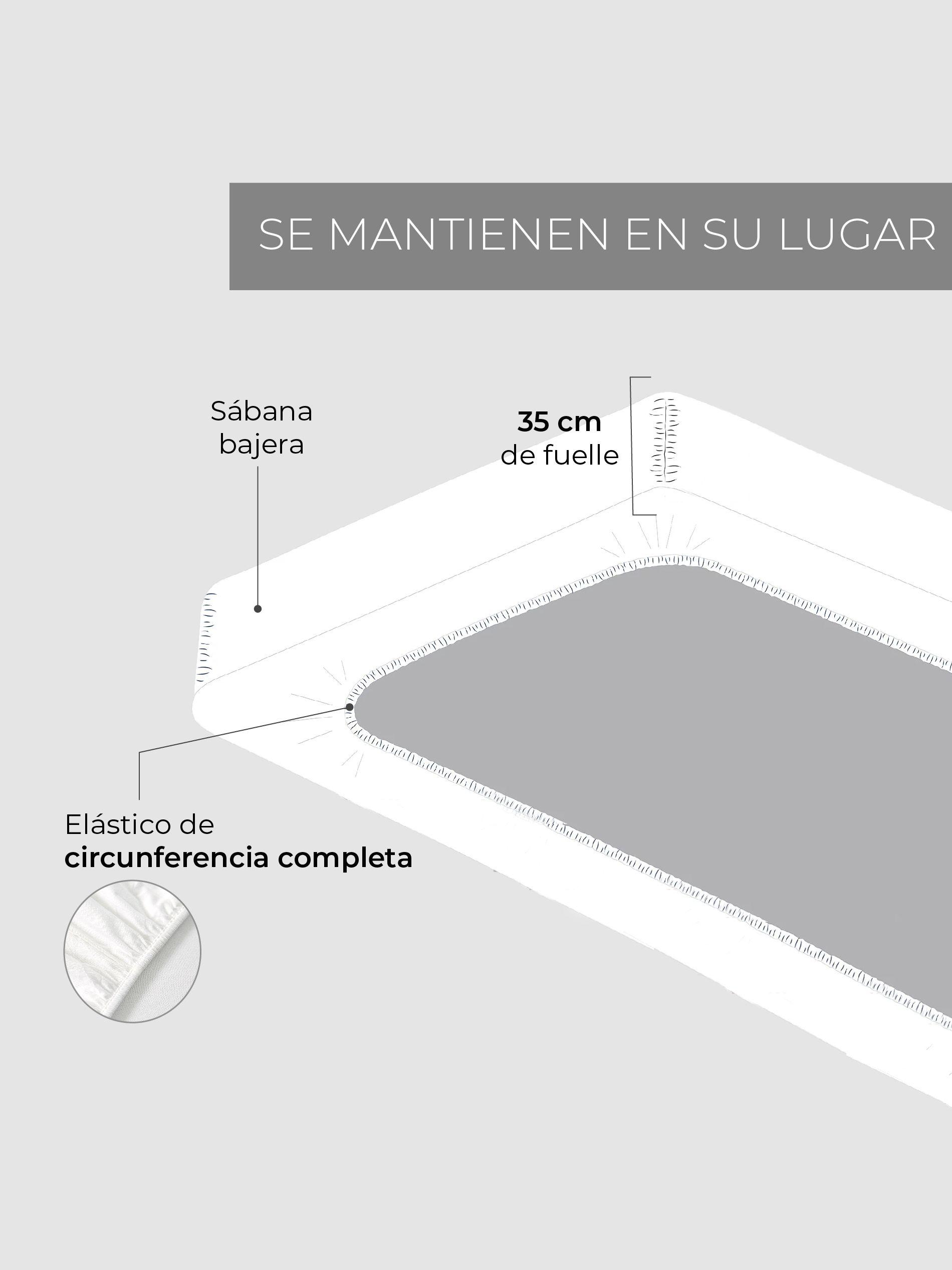 Sábanas Super King 100% Algodón Relan 400 Hilos Premium-4