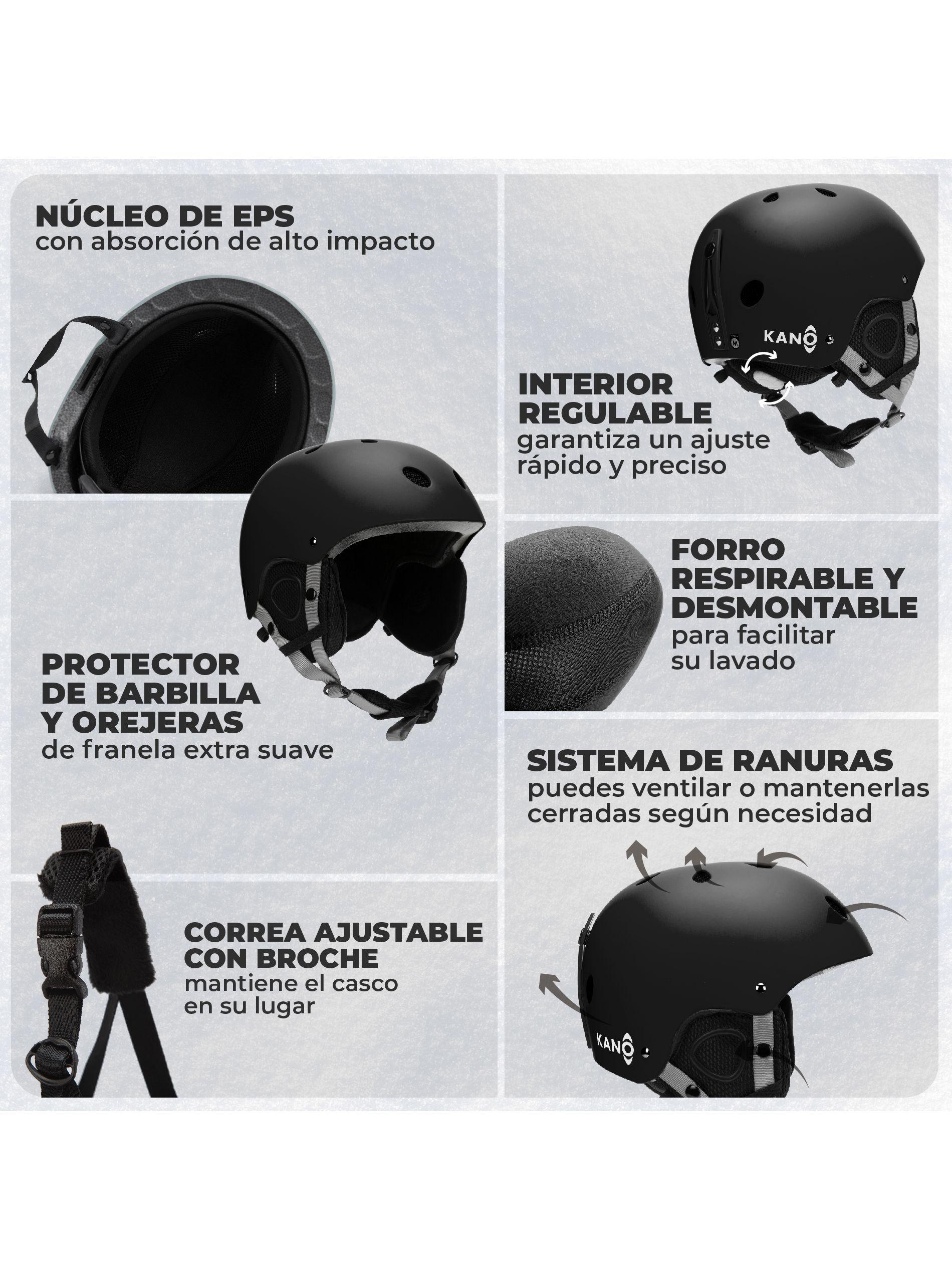 Casco de Nieve para Niños Kano Kiddo para Ski Snowboard-5