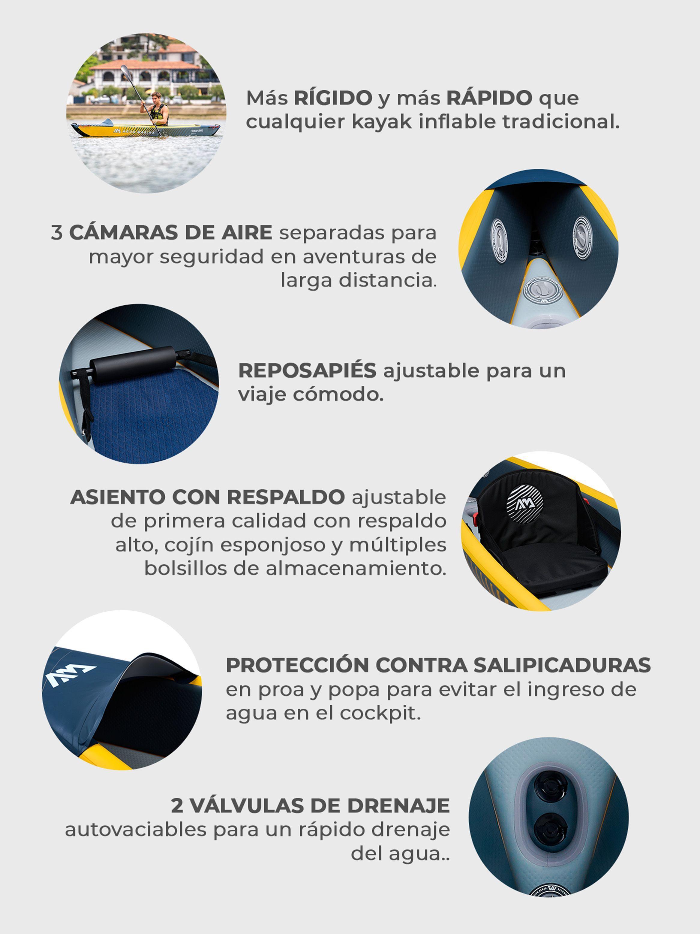 Kayak Inflable Tomahawk Doble / Inflable / Aqua Marina-3