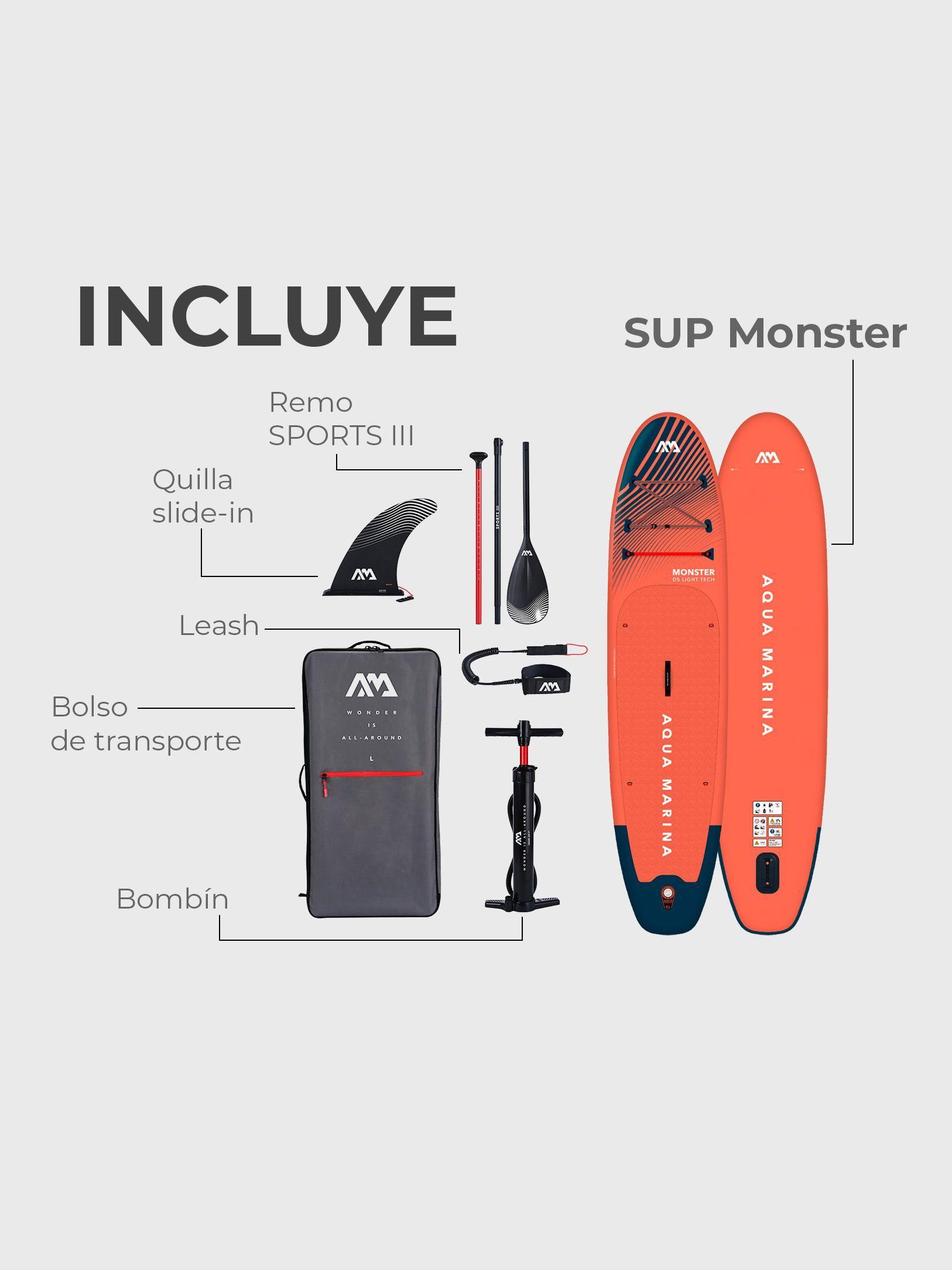 Stand Up Paddle Inflable Monster SUP Aqua Marina-3