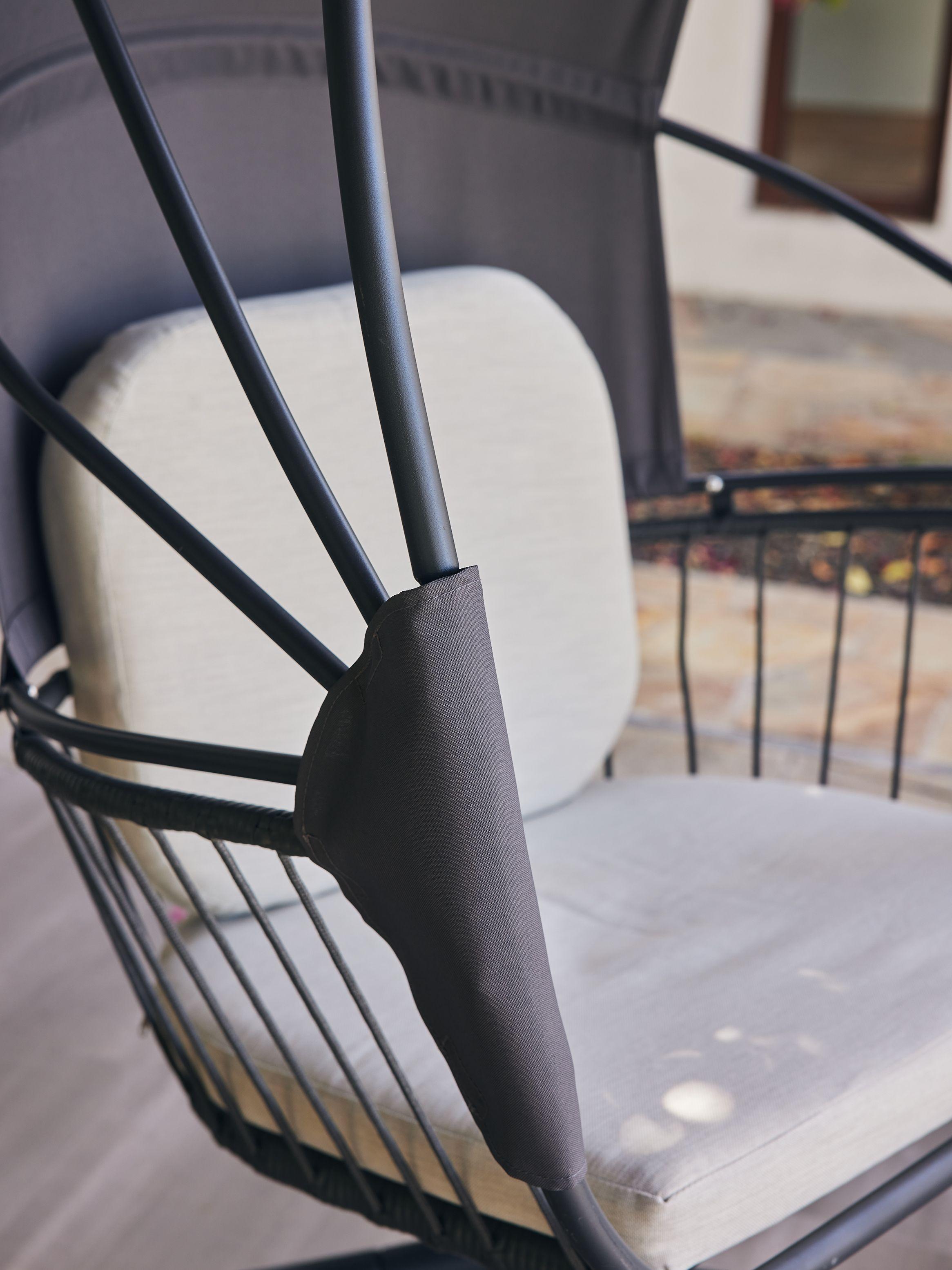 Silla Colgante Bali para Terraza con Base y Cojines-3
