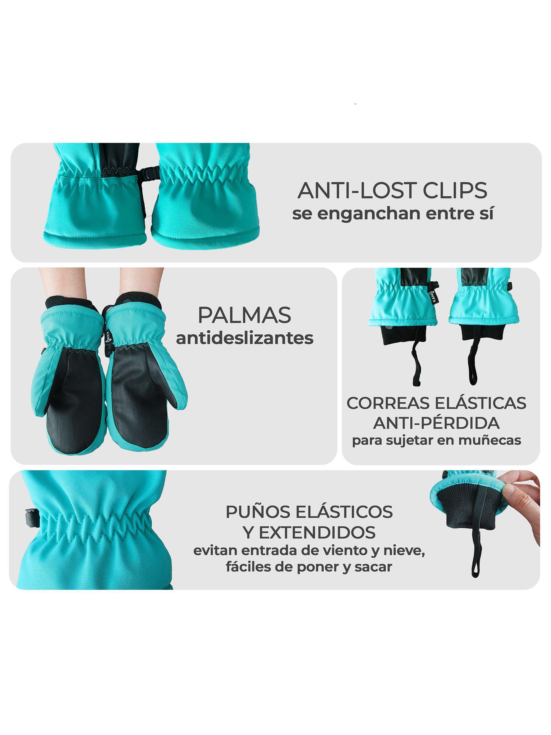 Guantes Térmicos de Nieve para Niños Kano Mitones para Ski-3