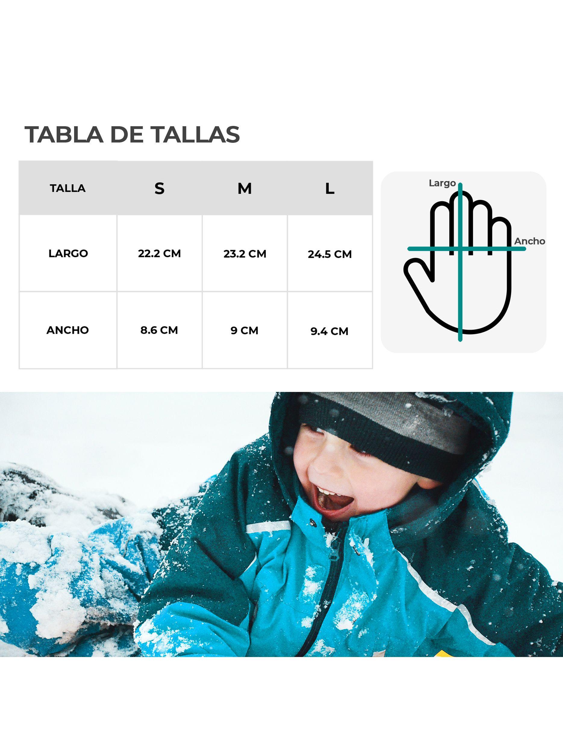 Guantes Térmicos de Nieve para Niños Kano Mitones para Ski-6