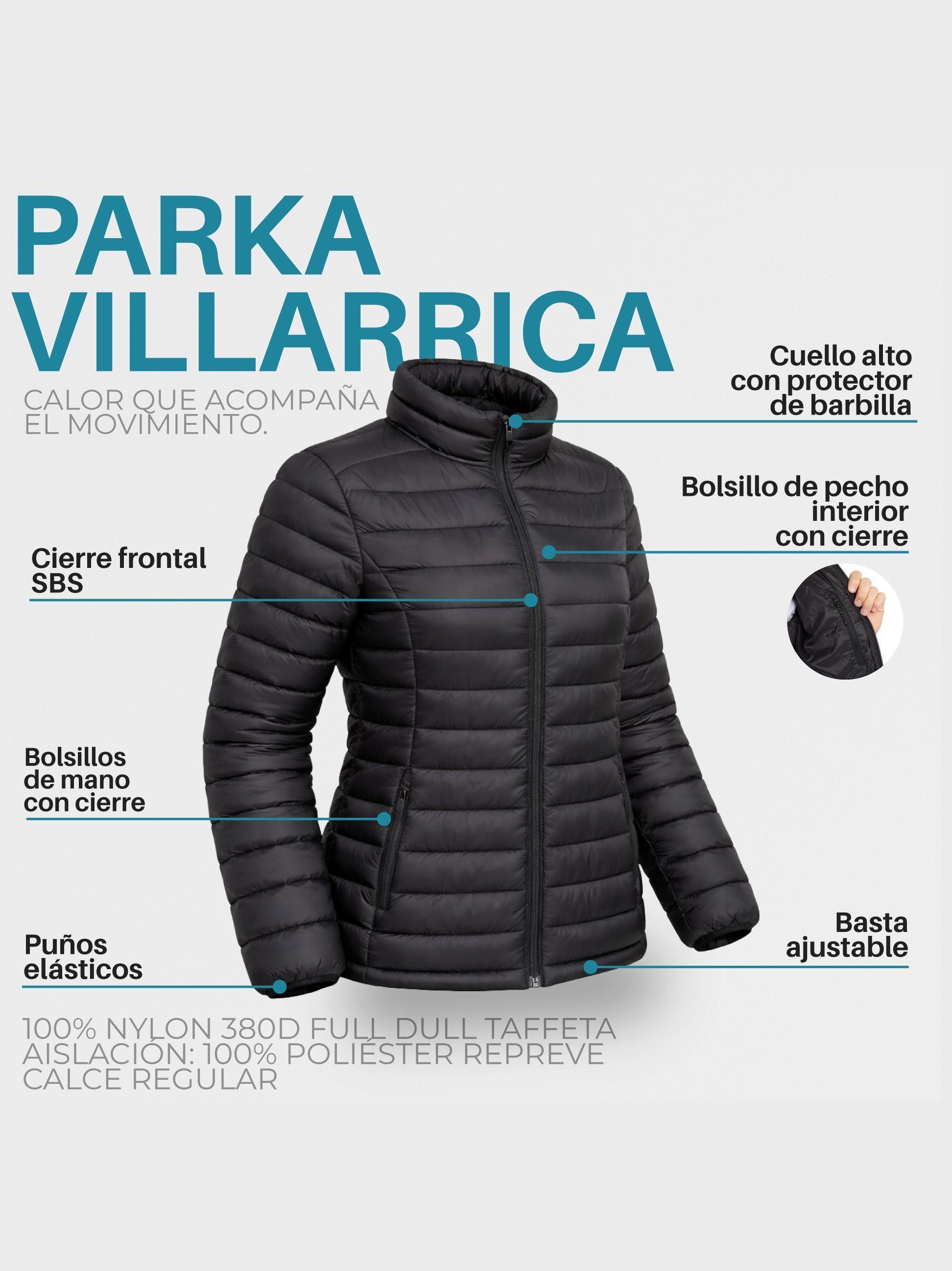 Parka Térmica Mujer Kano Villarrica Chaqueta Acolchada-2