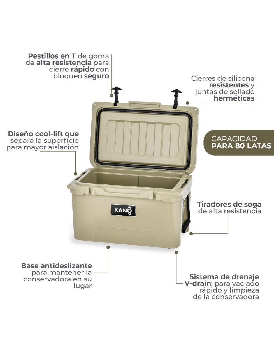 Cooler Nevera Rígida O´Higgins 45QT Marfil-9