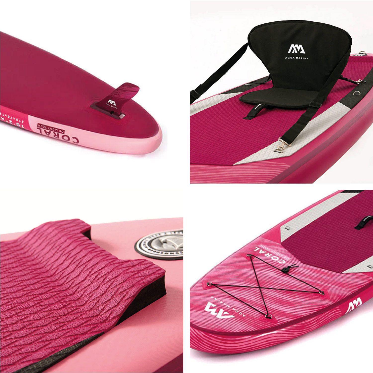Stand Up Paddle / SUP Inflable Coral / Tabla Aqua Marina-7