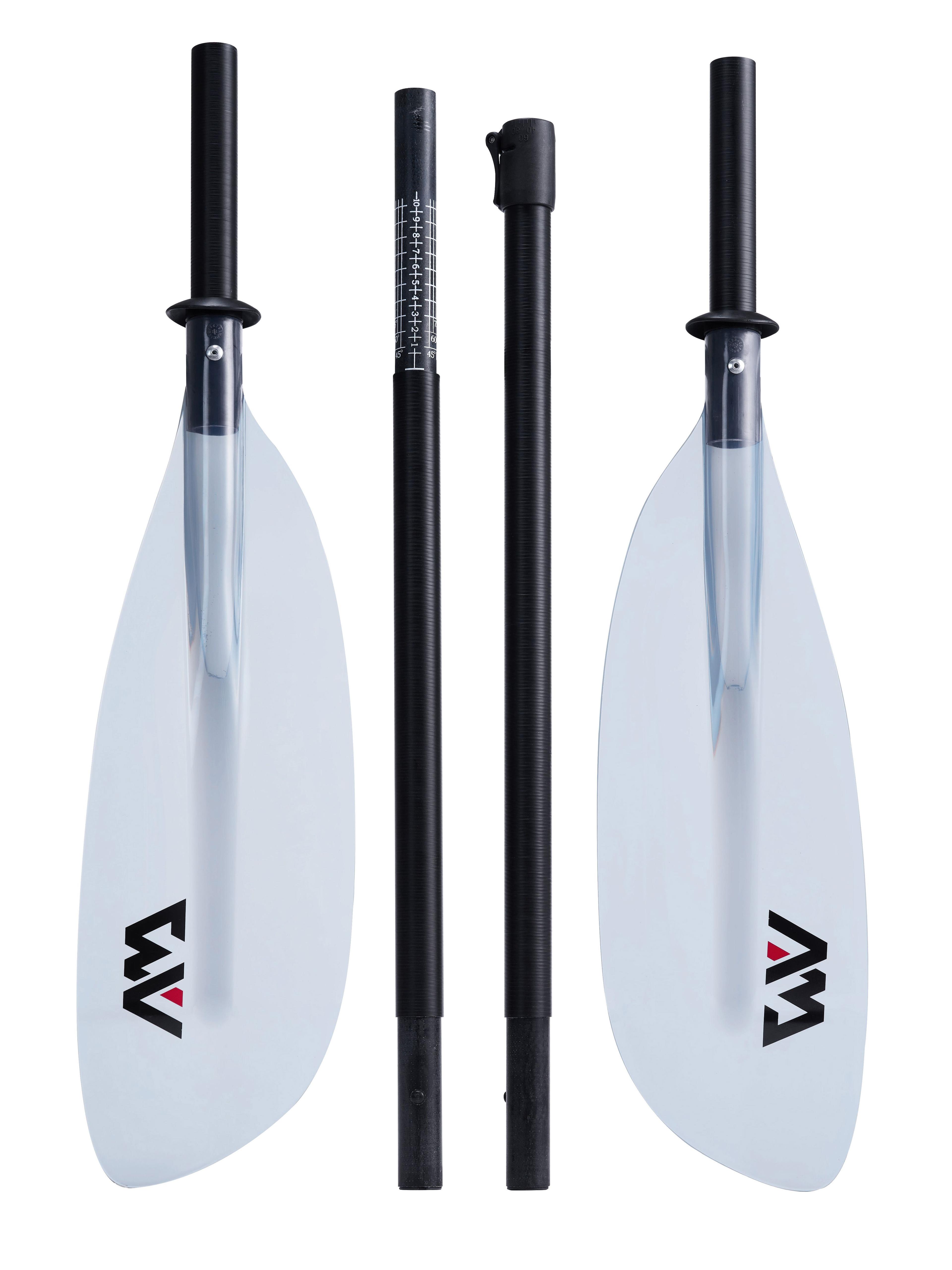 Remo Kayak Desarmable AquaMarina KP-2 Palas Transparentes-4