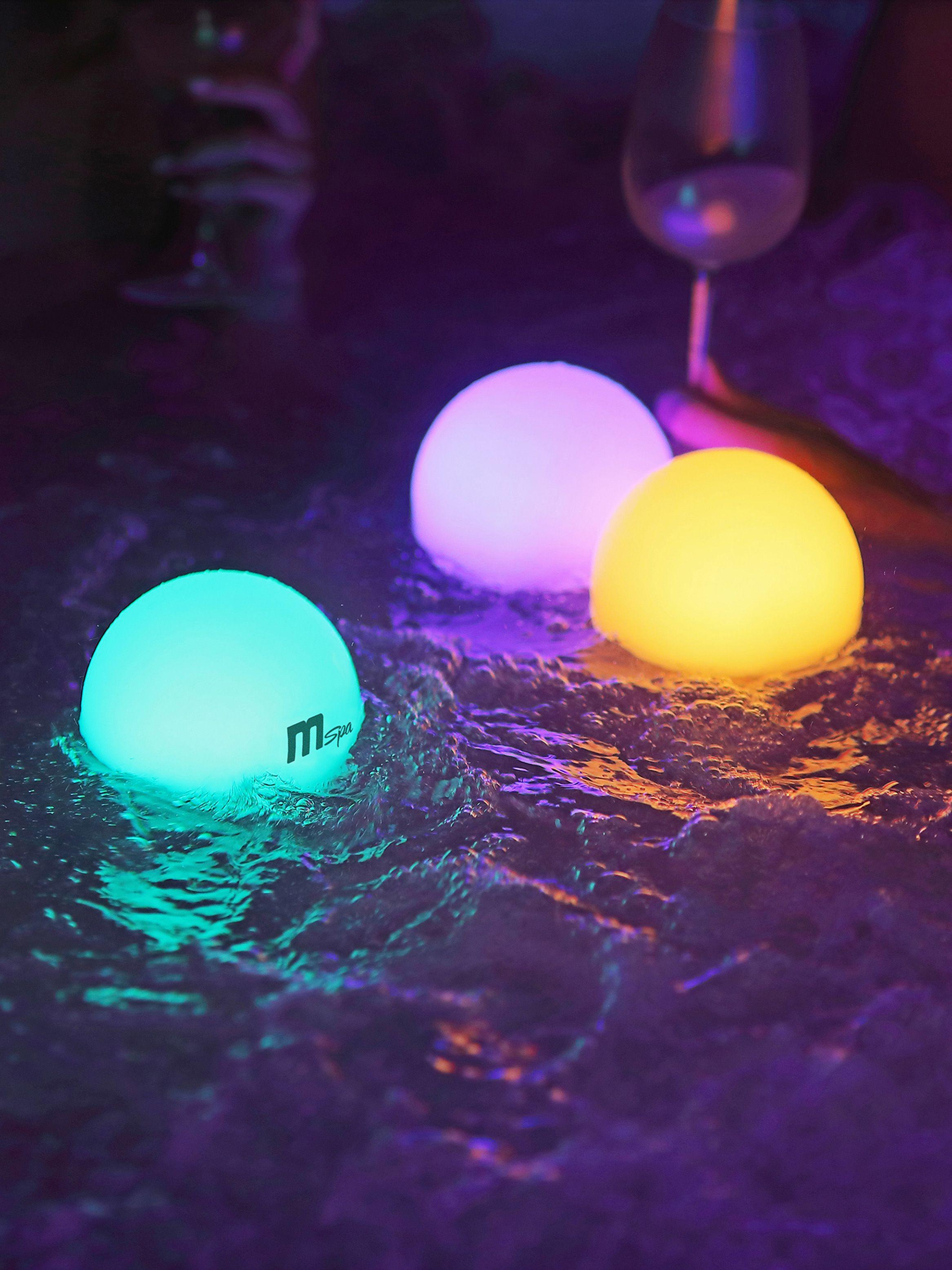 Lámpara Mspa Flotante de Colores Para Hot Tubs y Piscinas-1