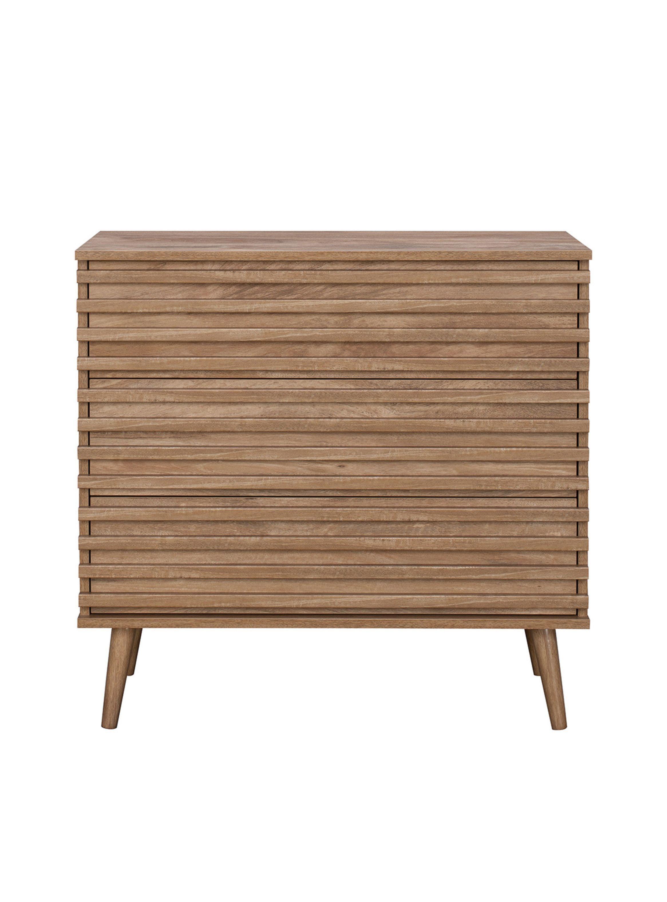 Cómoda Cajonera Camden Relan Estilo Retro Con 3 Cajones de Varillas-4