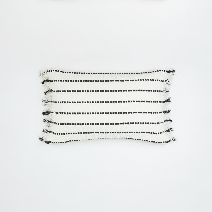 Funda de Cojín Costuras Gris 30 x 50 / Funda Cojin Relan-0