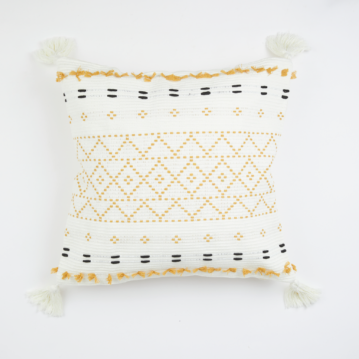 Funda de Cojín Amarillo 45 x 45 / Funda cojín Relan-0