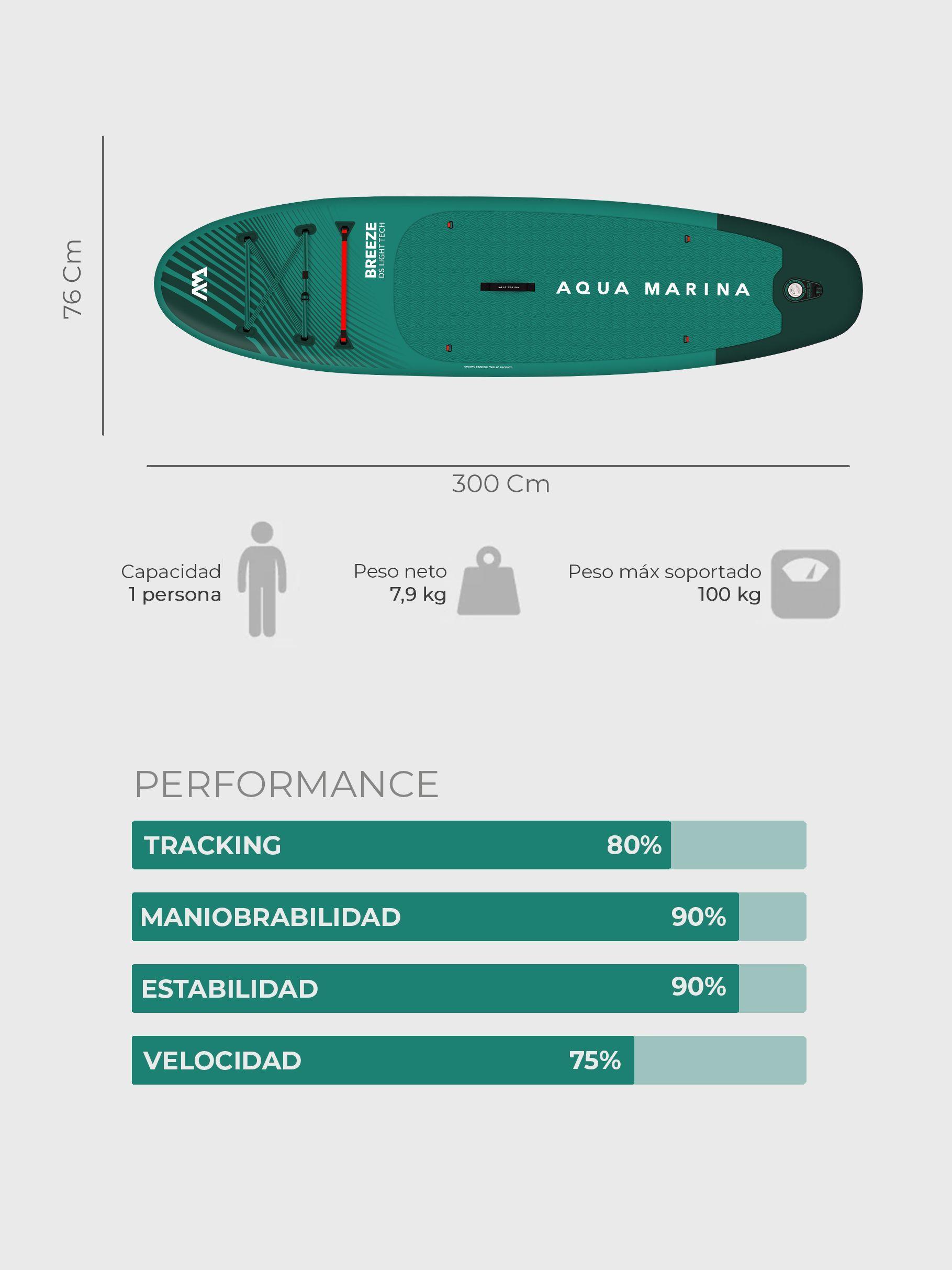 Stand Up Paddle Inflable Aqua Marina Breeze Tabla de SUP-2