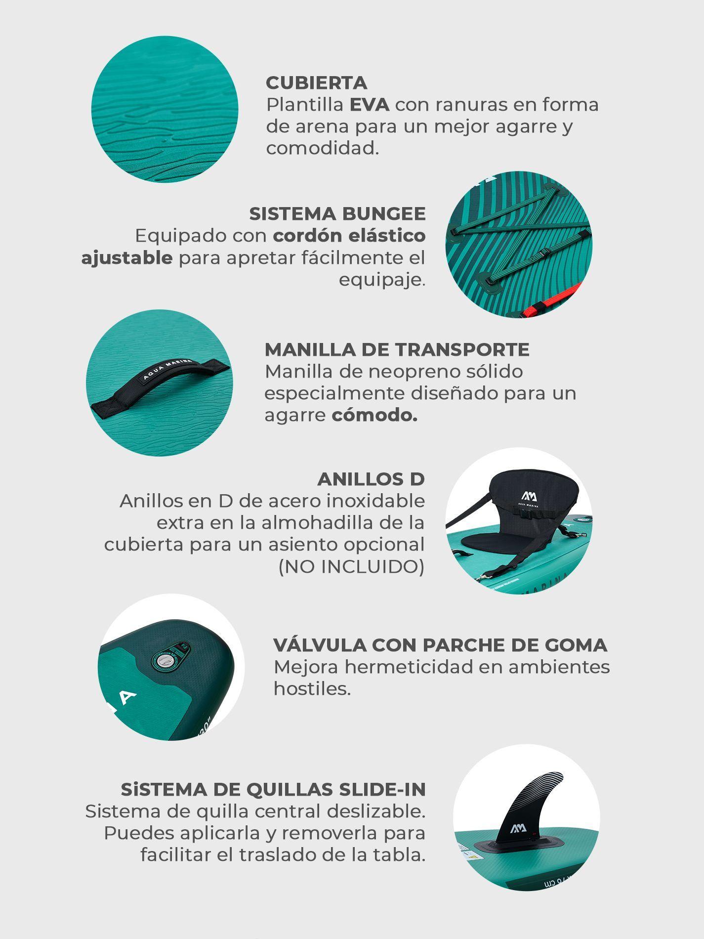 Stand Up Paddle Inflable Aqua Marina Breeze Tabla de SUP-3