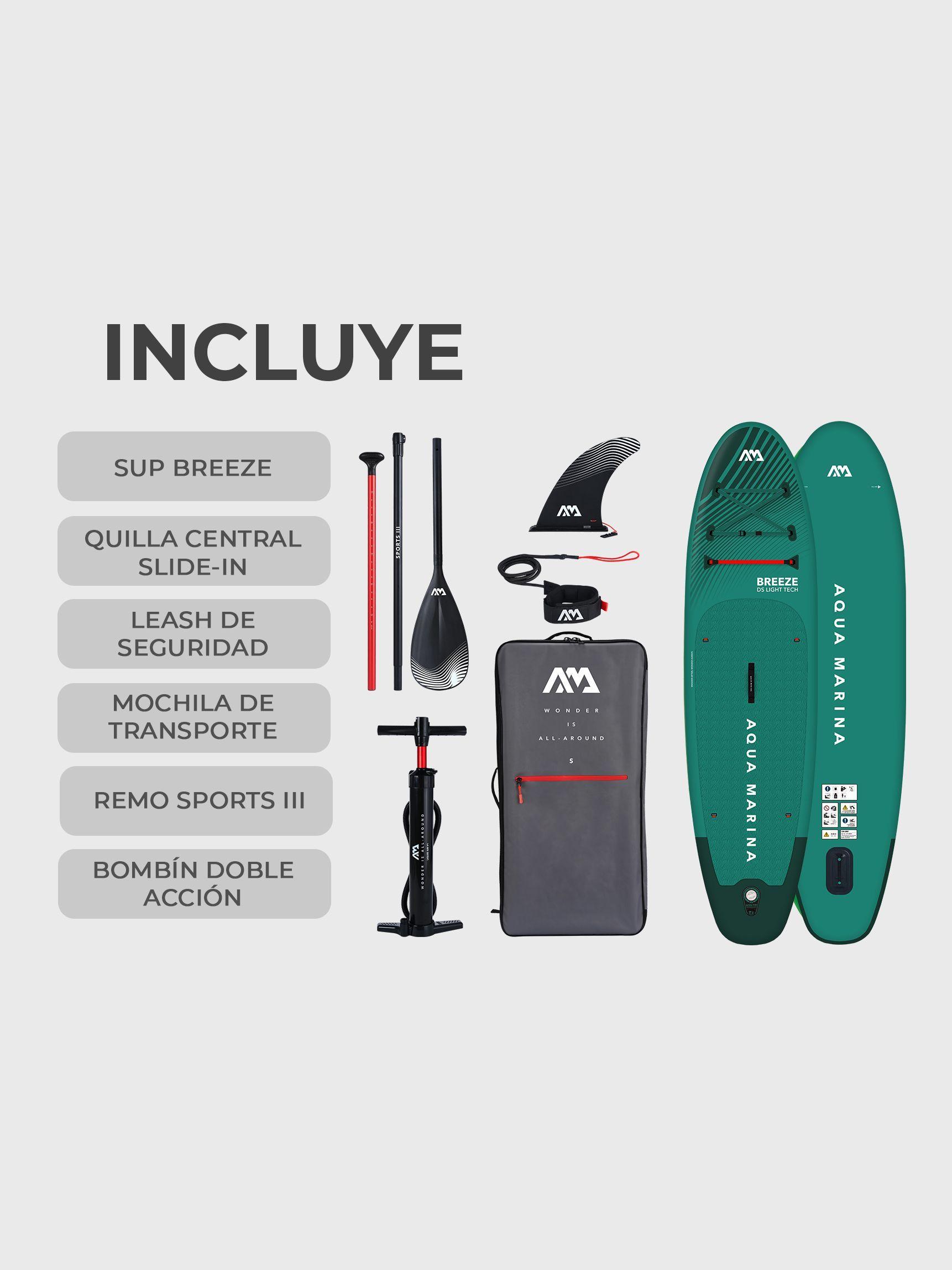 Stand Up Paddle Inflable Aqua Marina Breeze Tabla de SUP-8