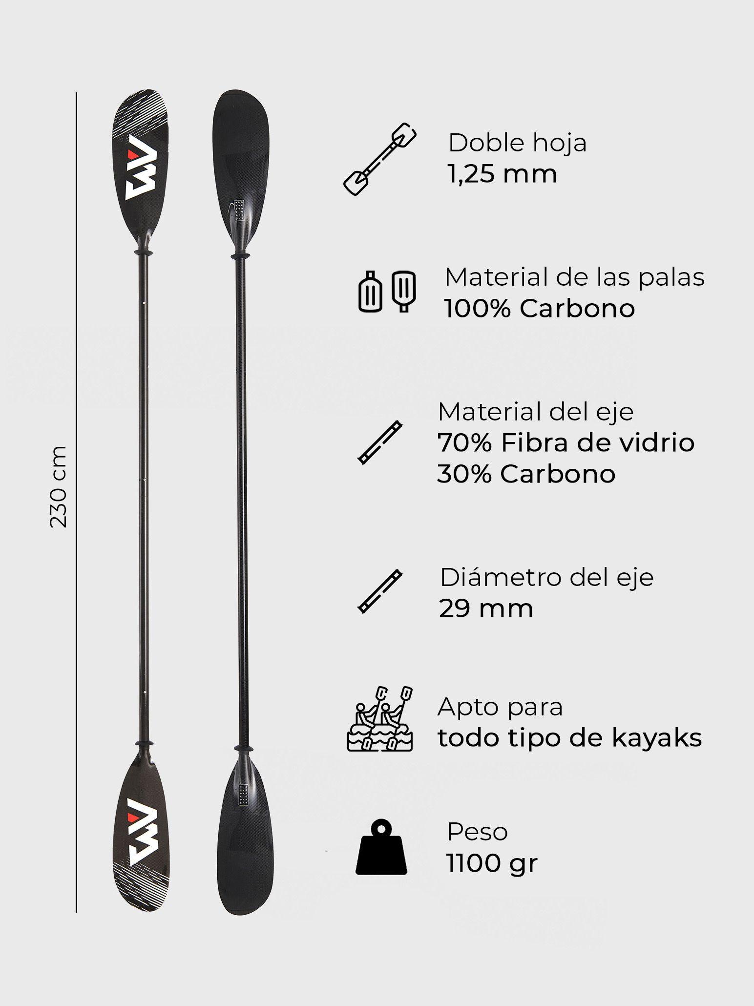 Remo para Kayak / Remo Aqua Marina KP-3 Carbono-2