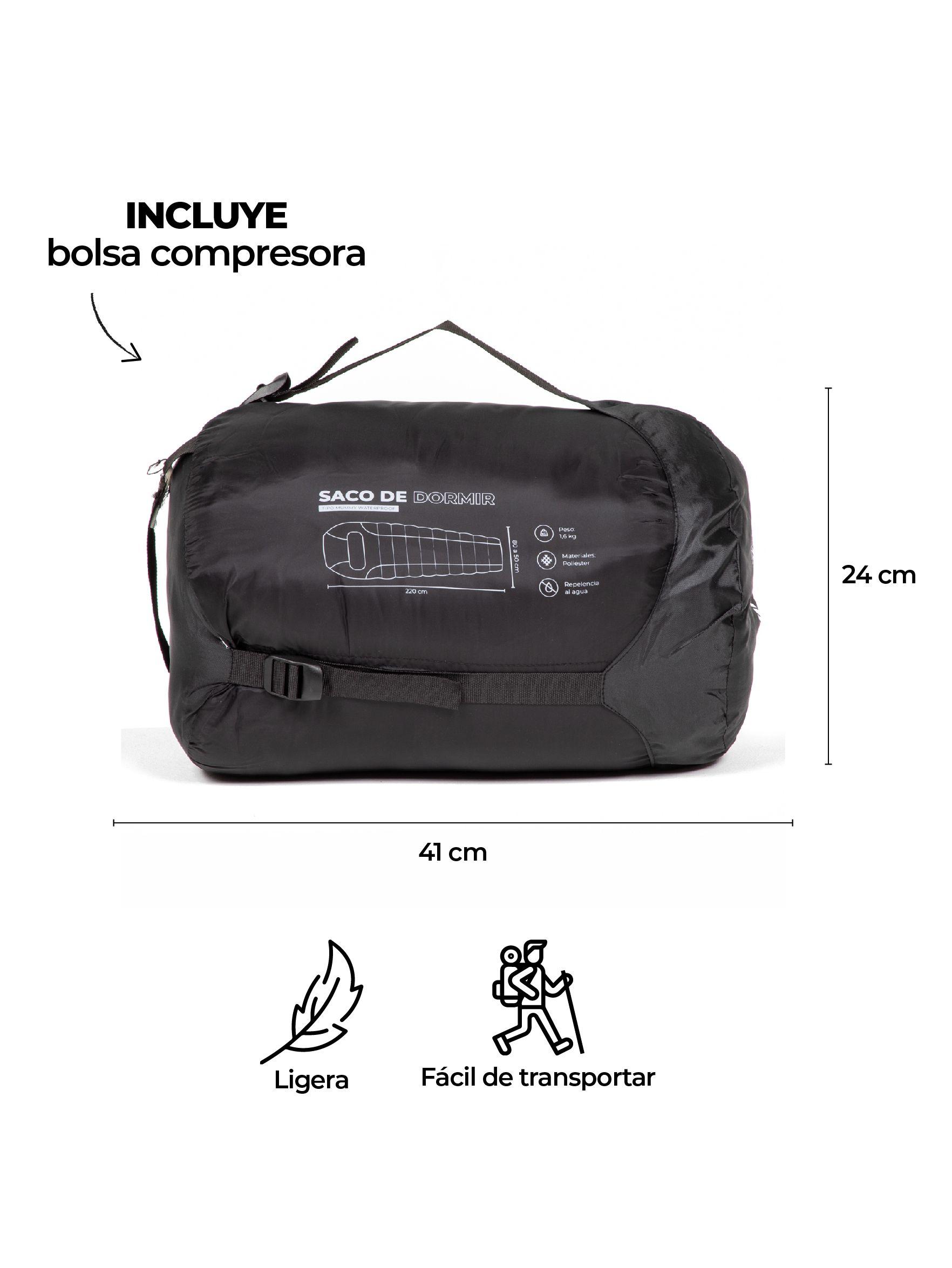 Saco de Dormir Kano Aconcagua  -4 / 0 / 8°C 1,6 Kg  Gris-4