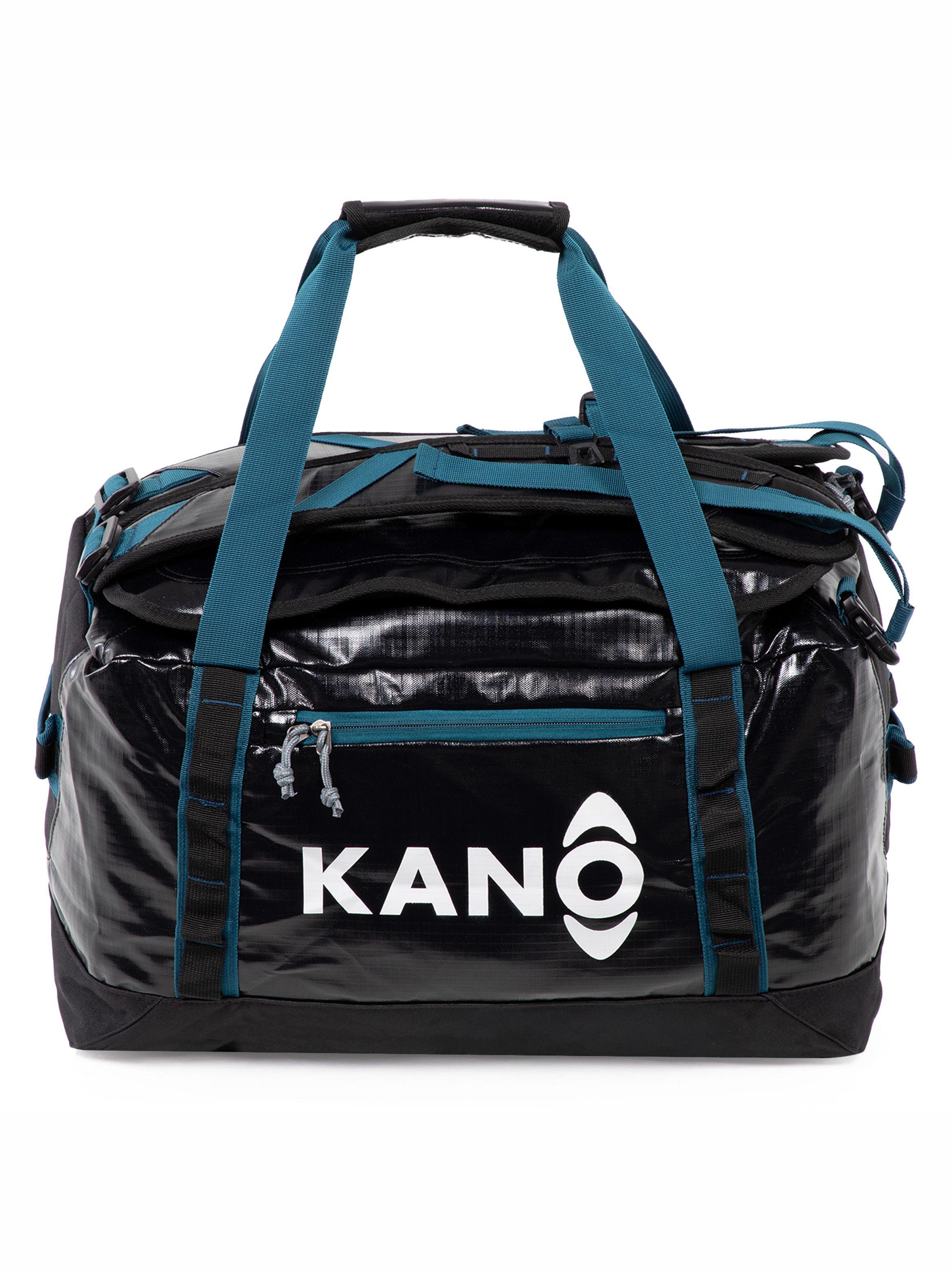 Bolso Mochila Impermeable Negro Kano Outdoor 40L Plegable-6
