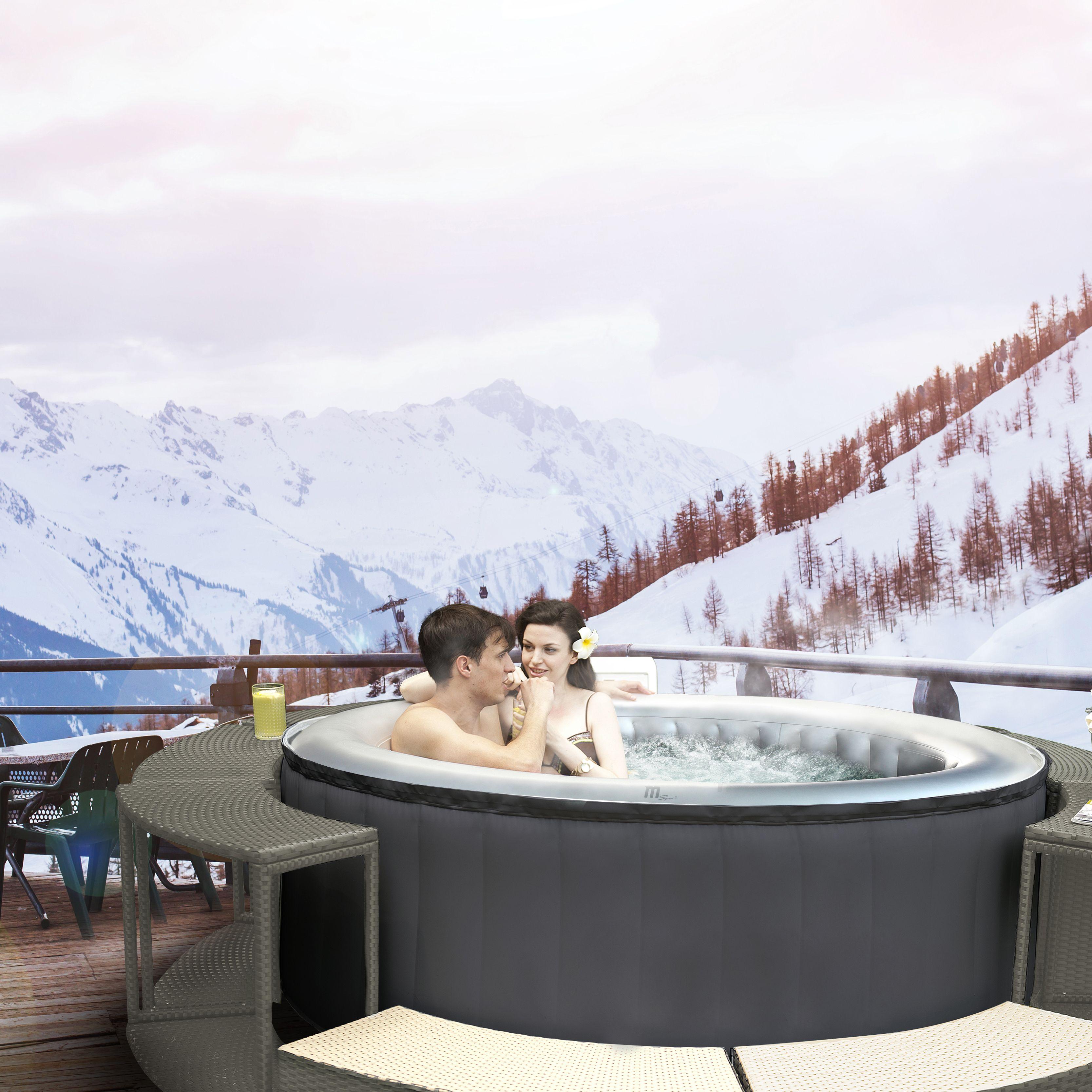 Hot Tub Inflable Pebble Lite Para 4 Personas MSpa-1