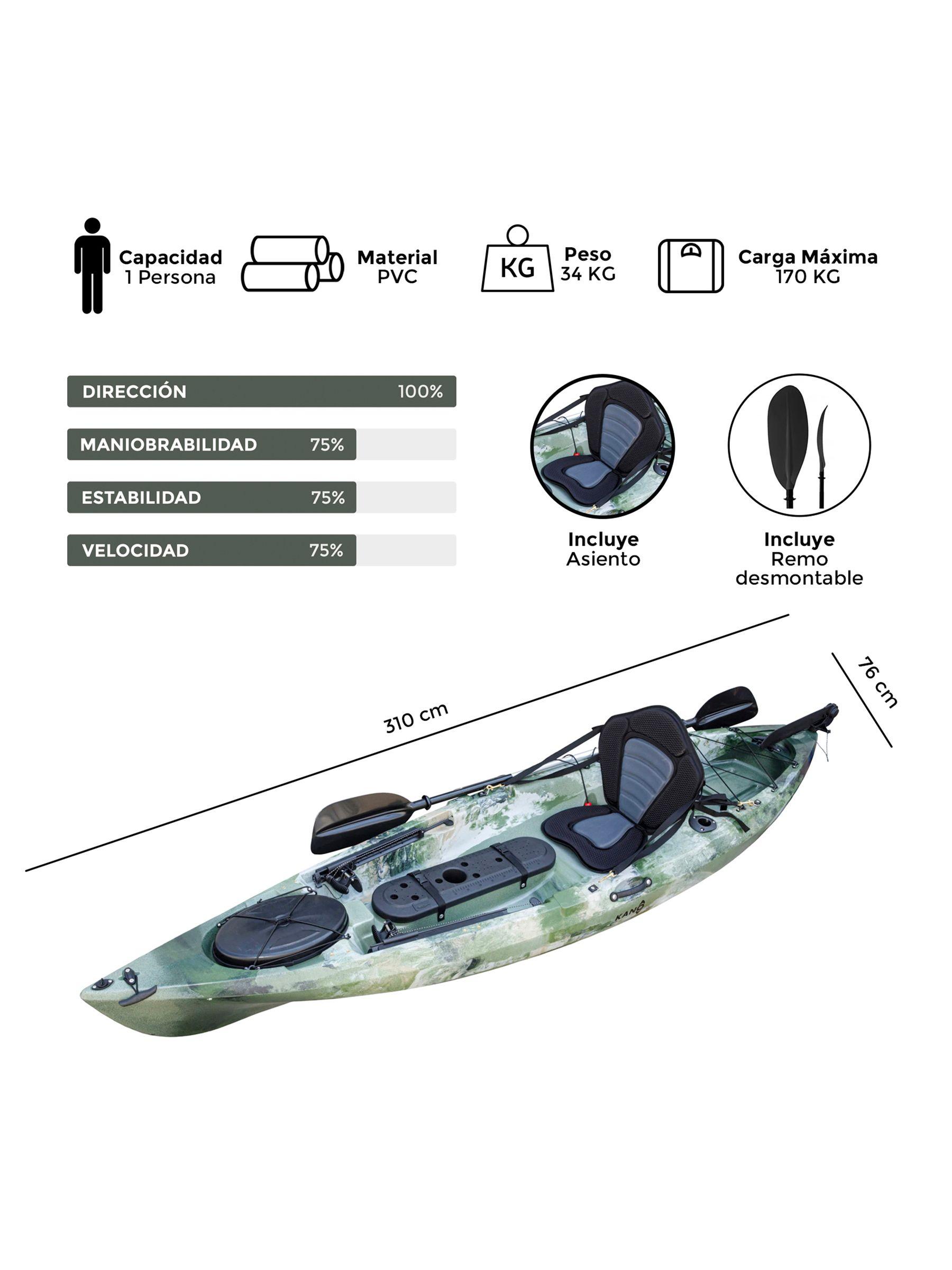 Kayak Rígido Para 1 Persona Mini Dace Kano-4