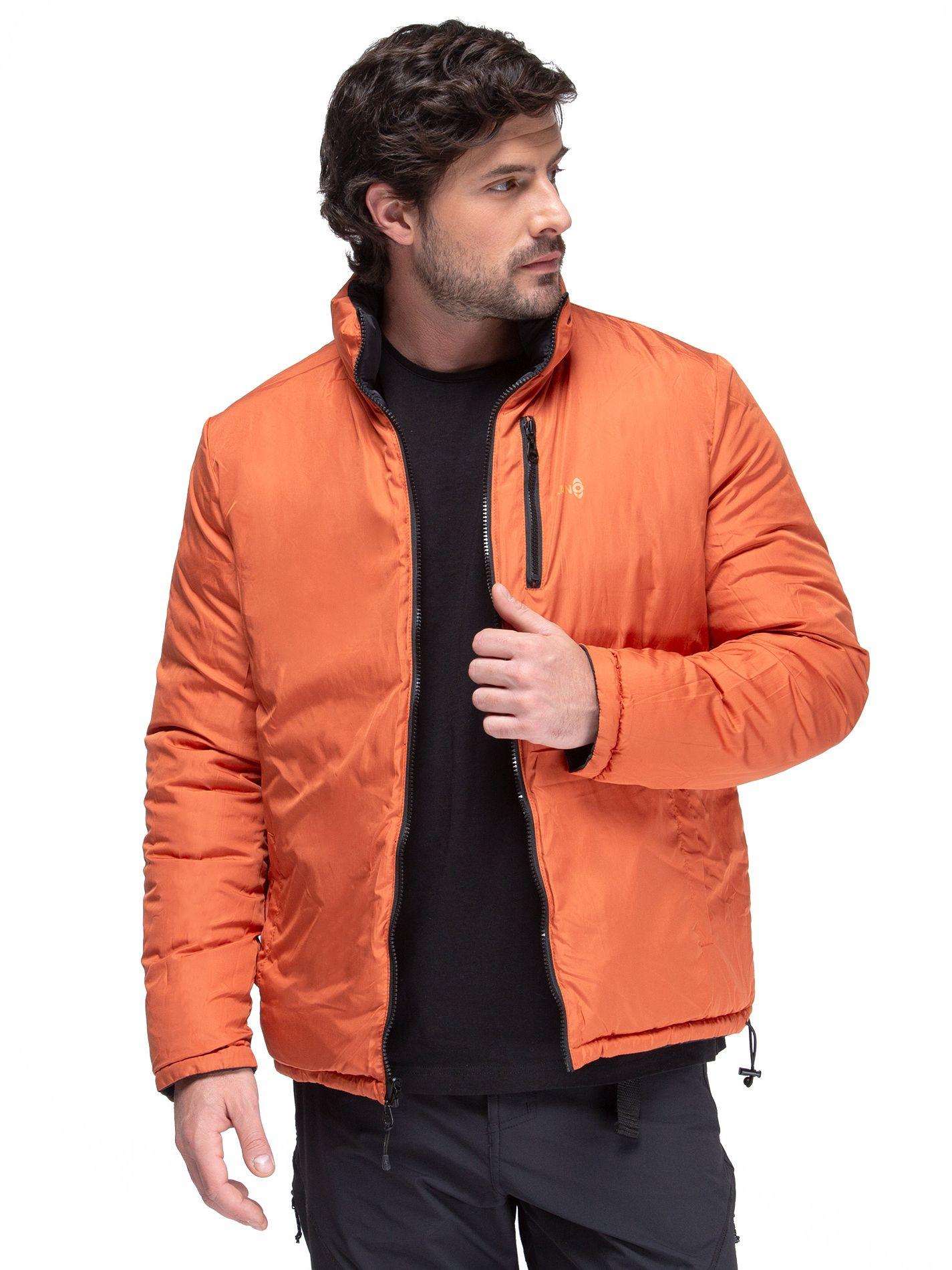 Parka Reversible Hombre color Negro / Terracota Kano Alerce-2