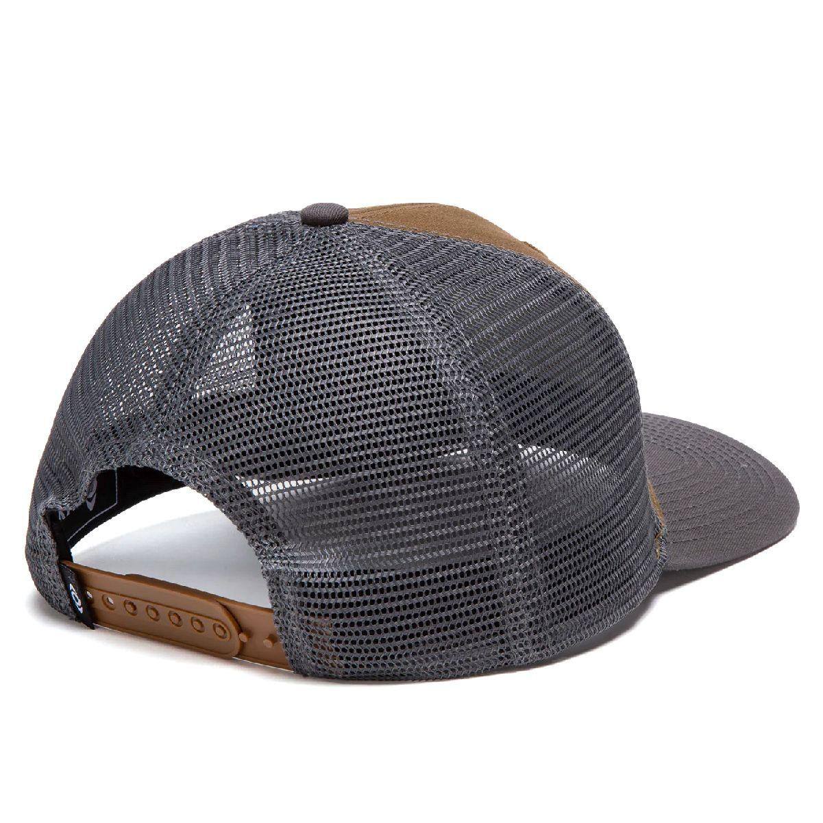 Jockey Gorra Ajustable Gris y Café Kano-1