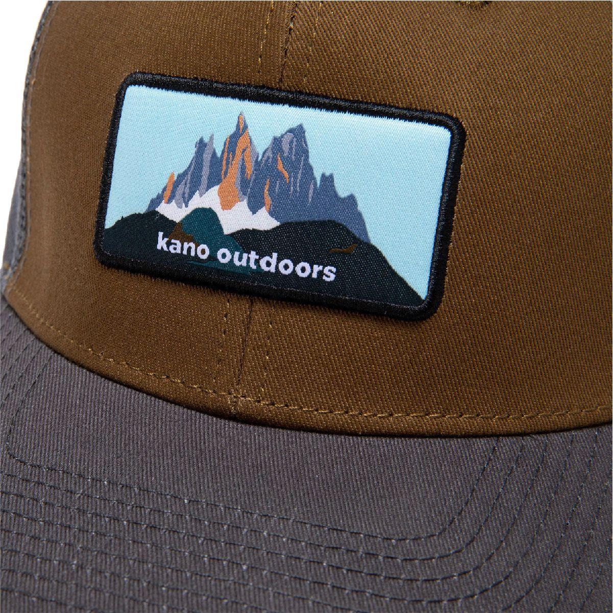 Jockey Gorra Ajustable Gris y Café Kano-3