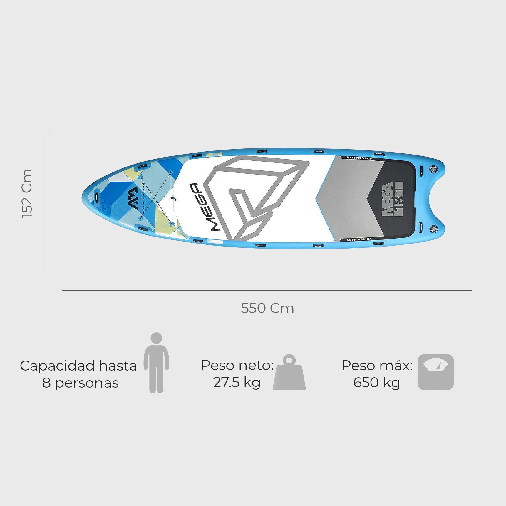 Stand Up Paddle Inflable Mega SUP Para 8 Personas-2