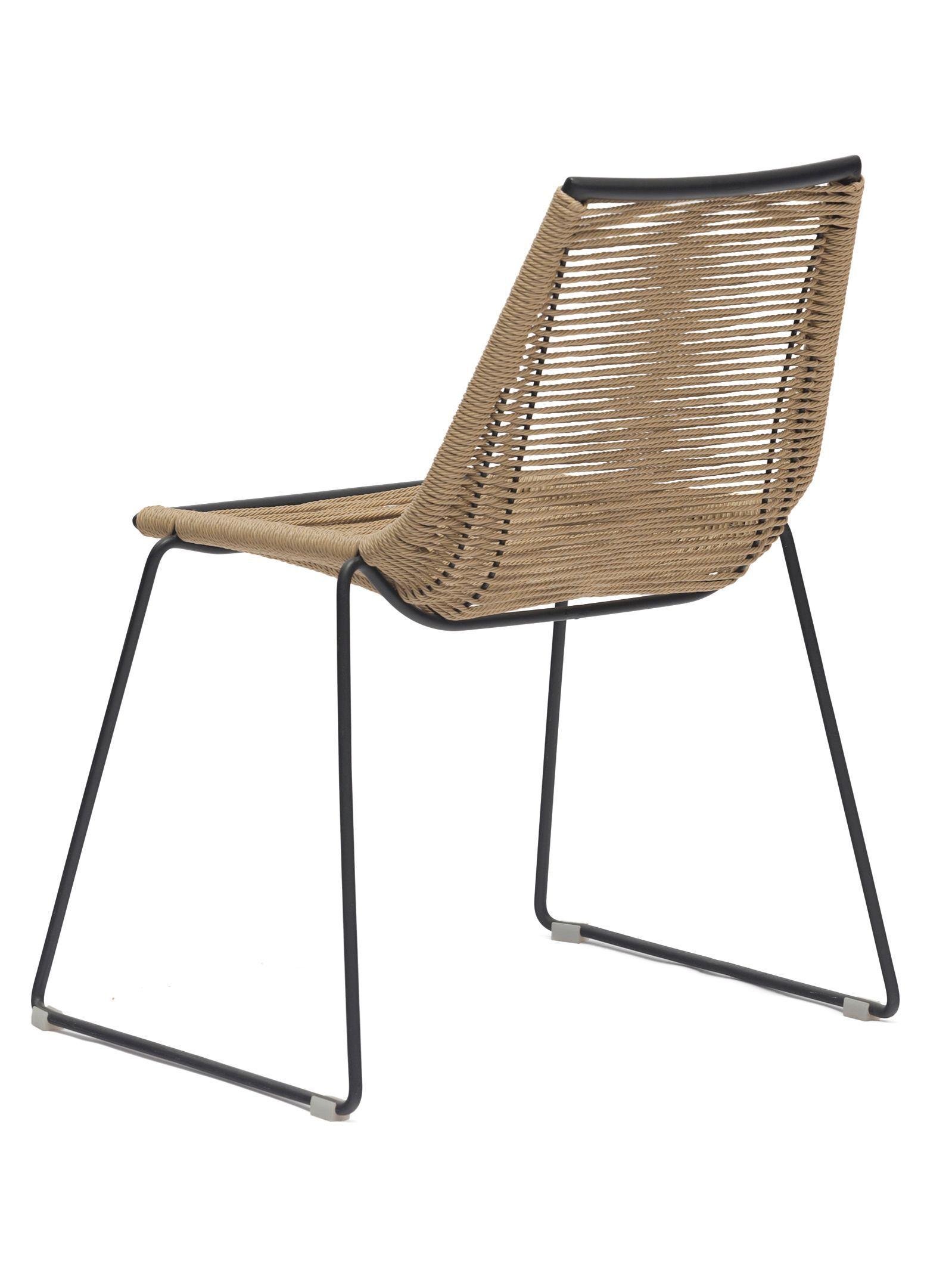 Set de 2 Silla Exterior Thani Ratán Sintético Jardín y Terraza-3