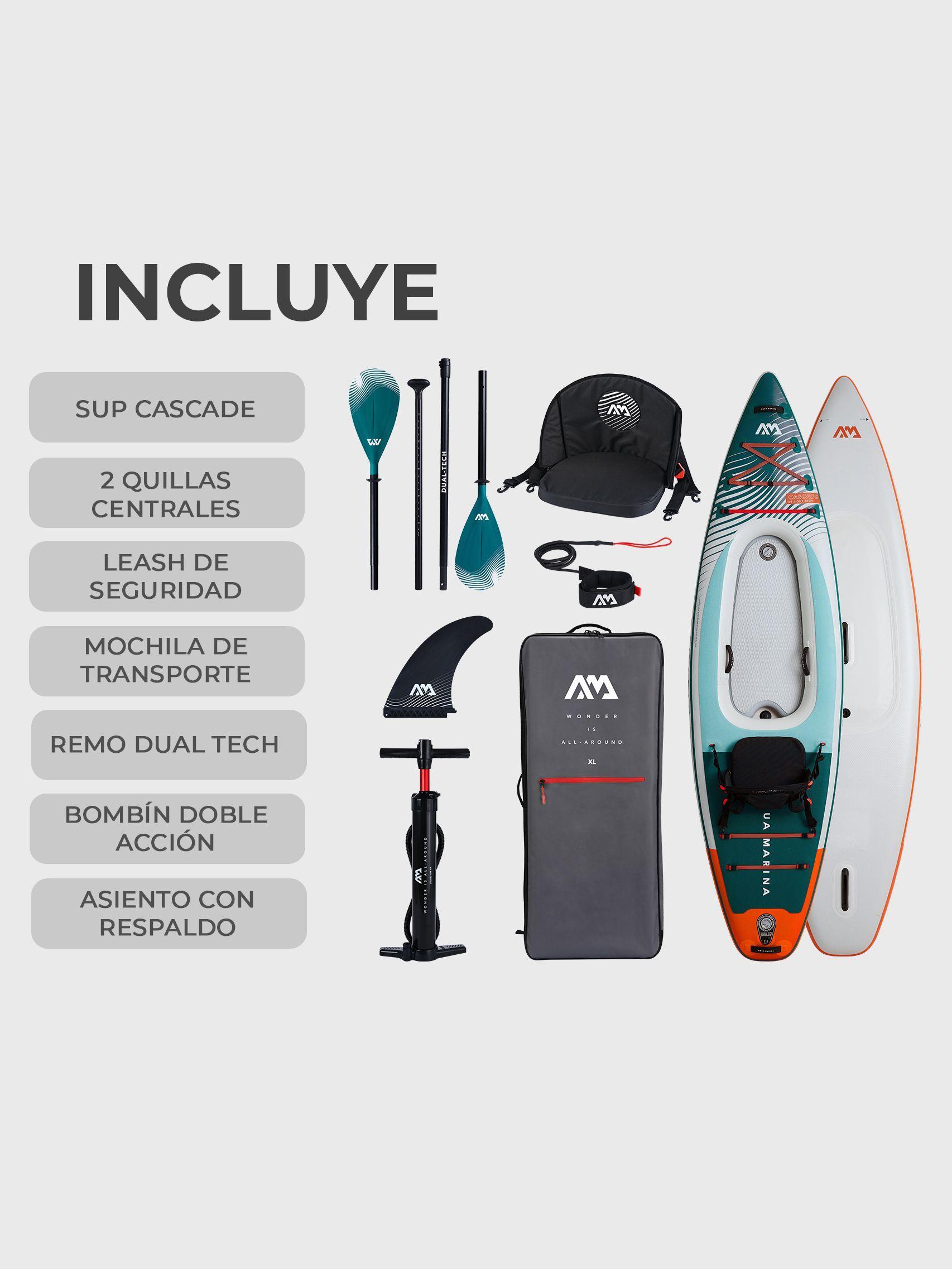 SUP / Kayak Inflable Híbrido Aqua Marina Cascade 11’2″-4