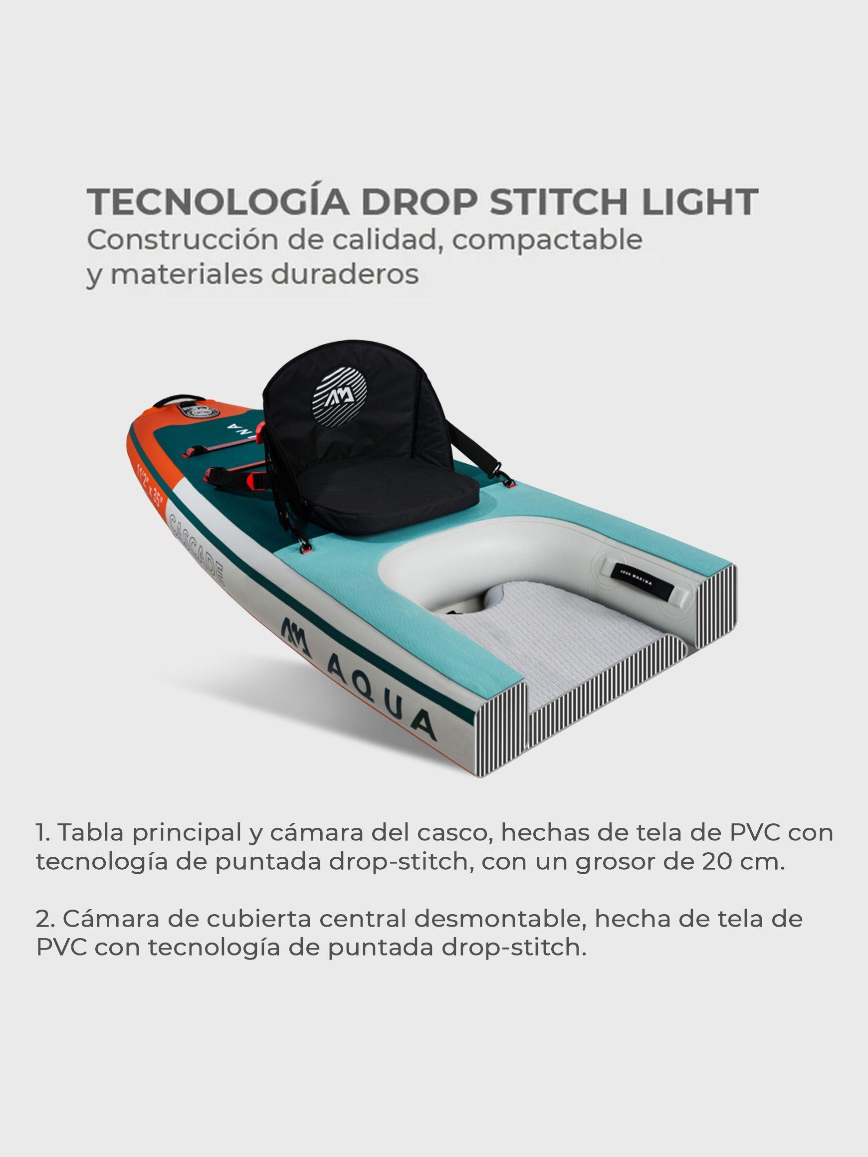 SUP / Kayak Inflable Híbrido Aqua Marina Cascade 11’2″-6