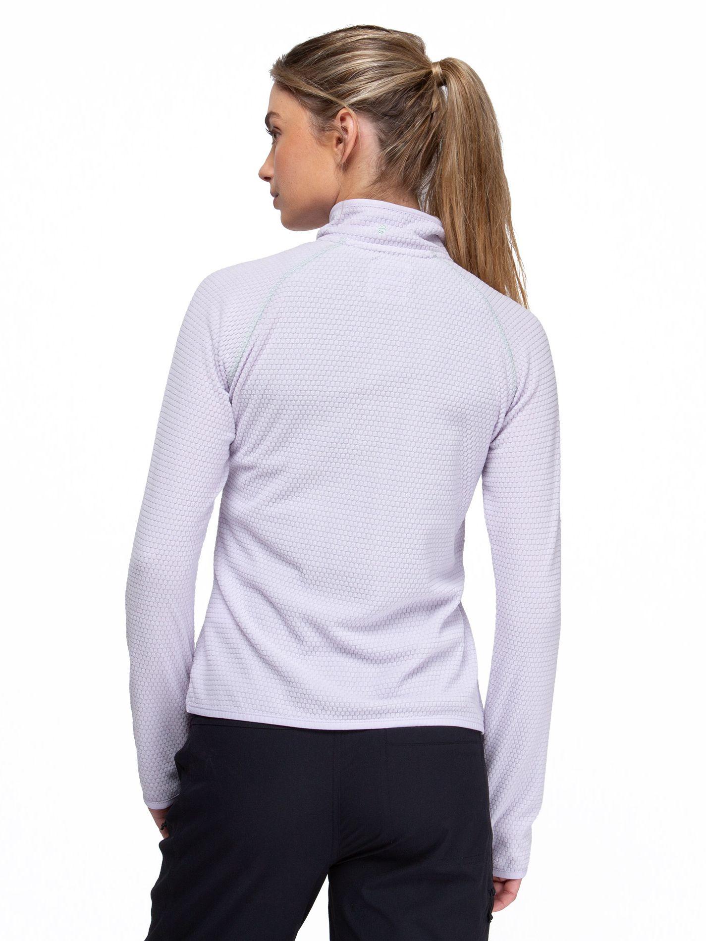 Poleron Mujer Nano Fleece Lila Claro Kano Tineo Deportivo-4