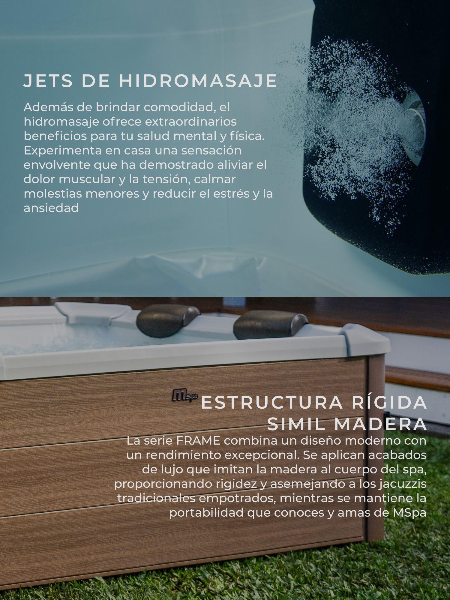 Hot Tub Rígido Oslo Amber WiFi Para 6 Personas MSpa-6