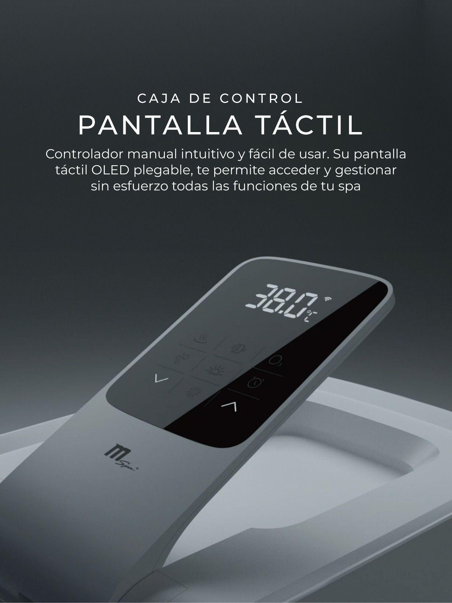 Hot Tub Rígido Oslo Amber WiFi Para 6 Personas MSpa-7