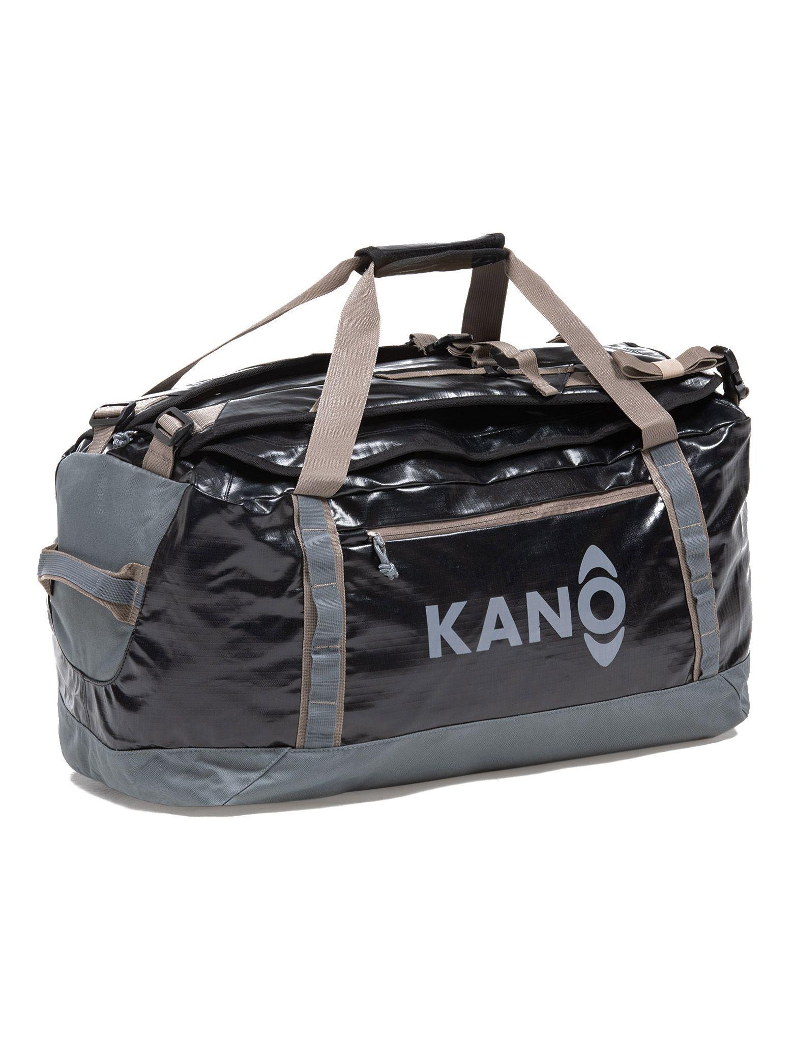 Bolso Mochila Impermeable Kano Outdoor 60L Plegable Negro-0