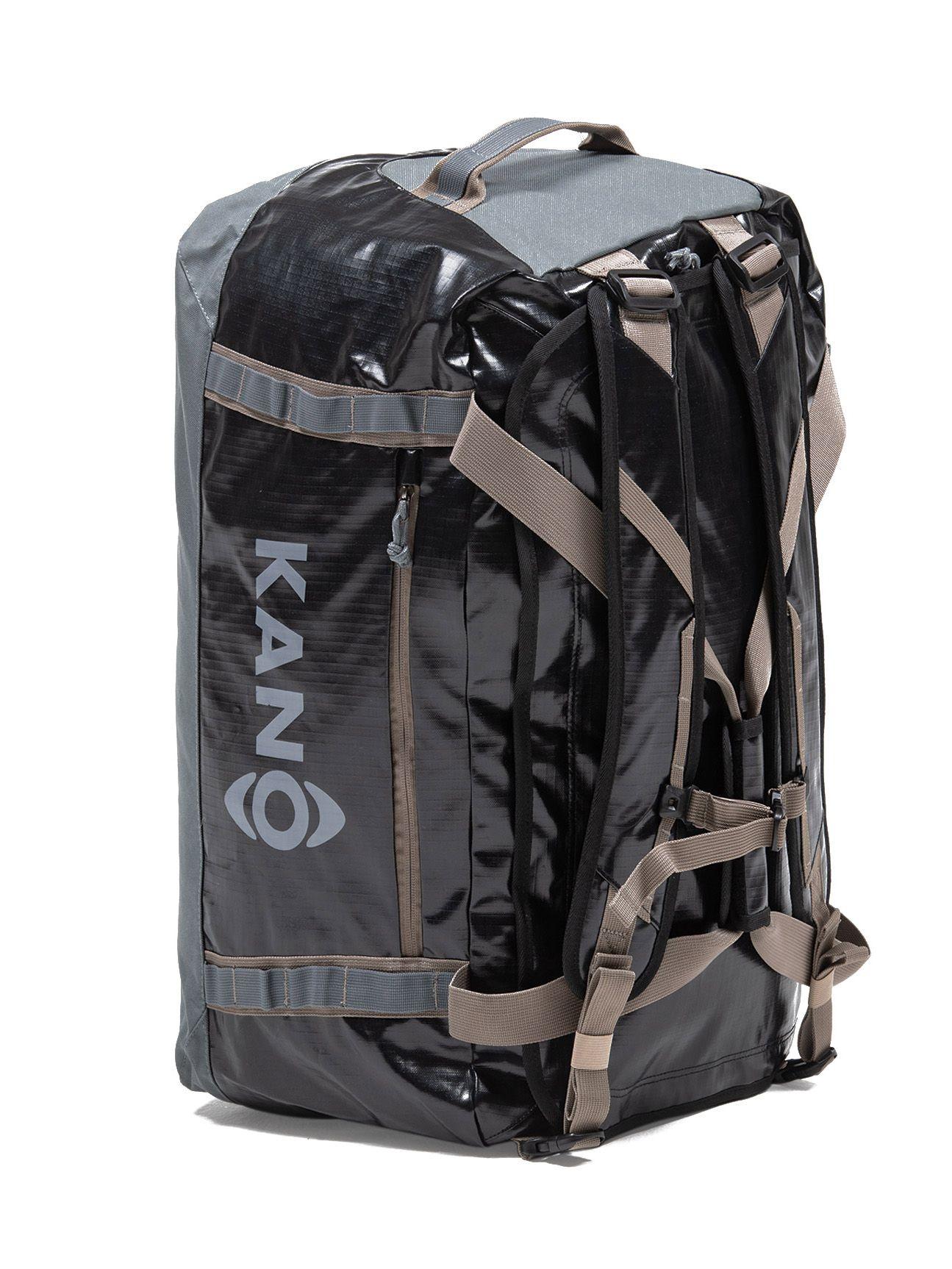 Bolso Mochila Impermeable Kano Outdoor 60L Plegable Negro-7