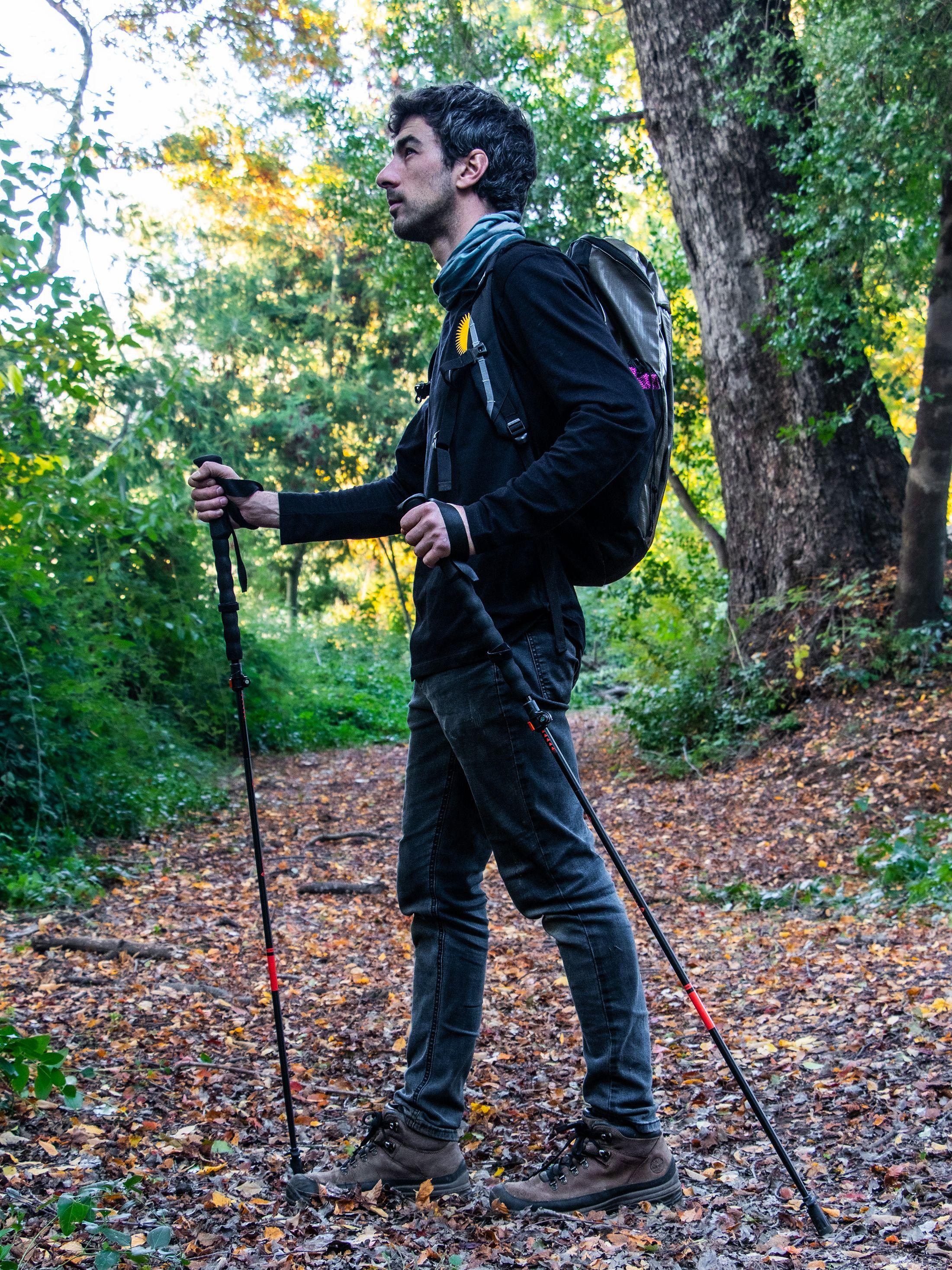 Set 2 Bastones De Trekking Plegables Kano 44/115/135 cm-1