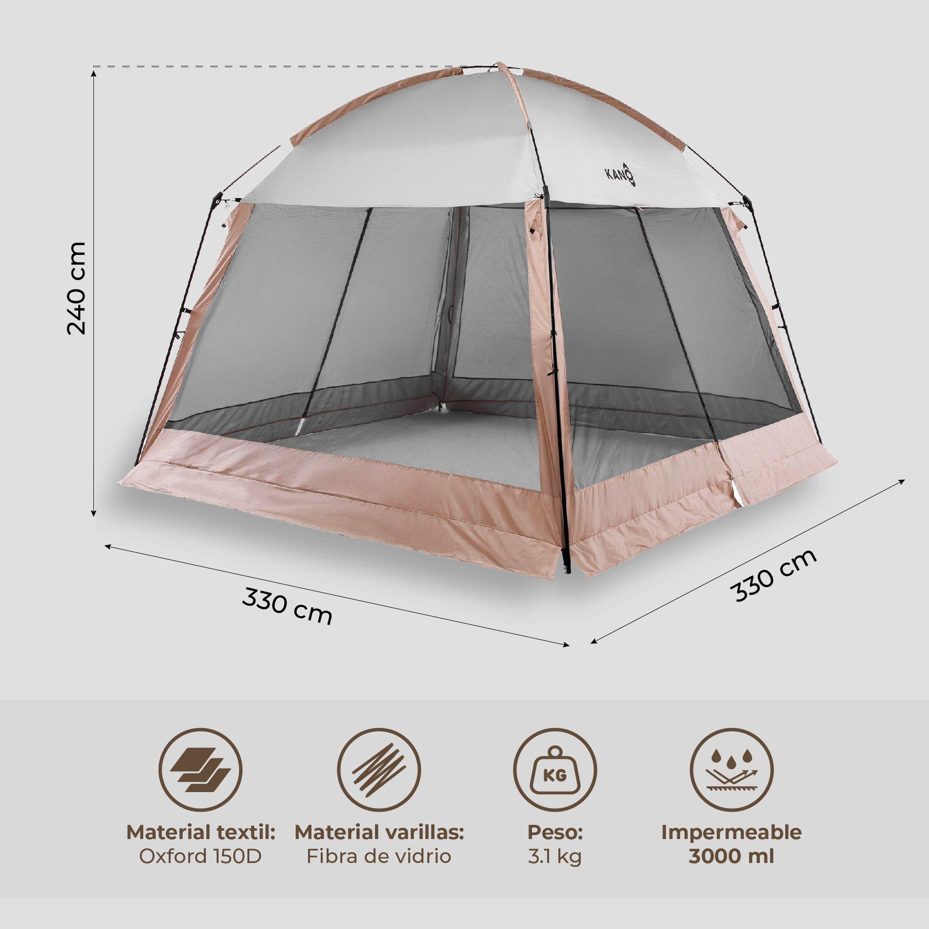Carpa Comedor Kano Chaiten Toldo 10 personas Camping Playa-2