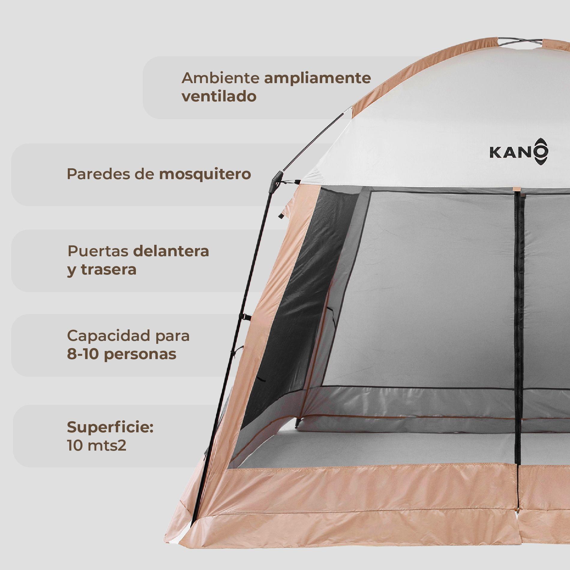 Carpa Comedor Kano Chaiten Toldo 10 personas Camping Playa-3