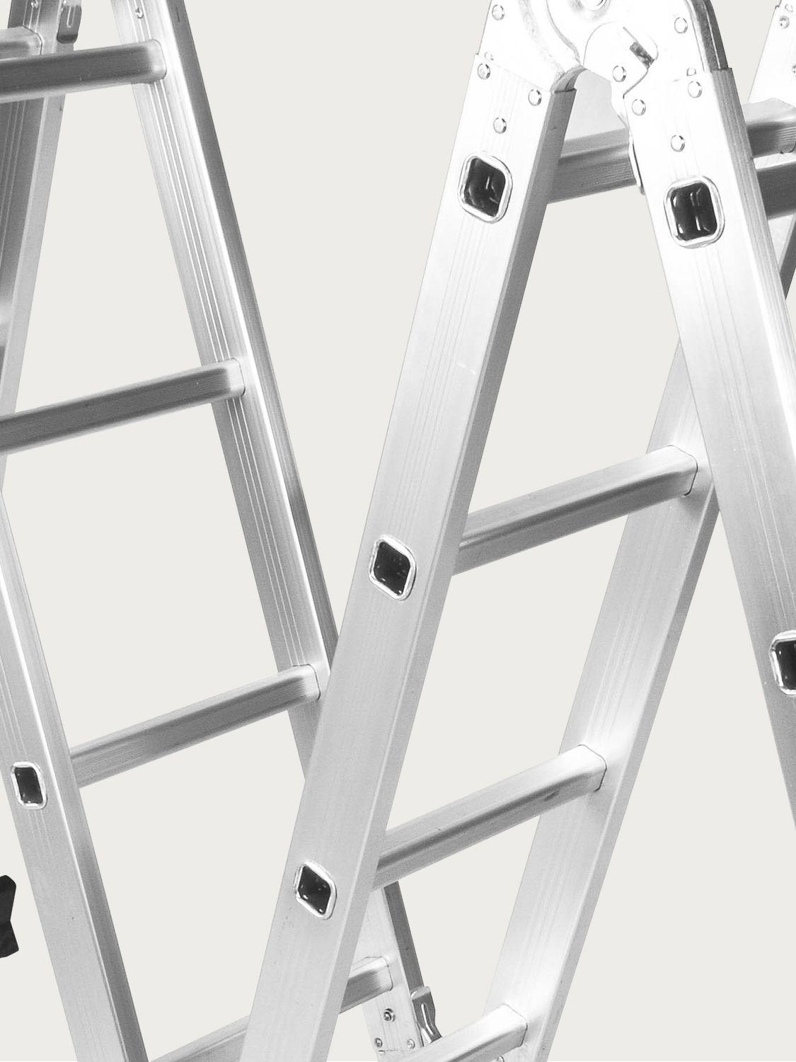 Escalera Plegable Halten Multipropósito 16 Peldaños-8
