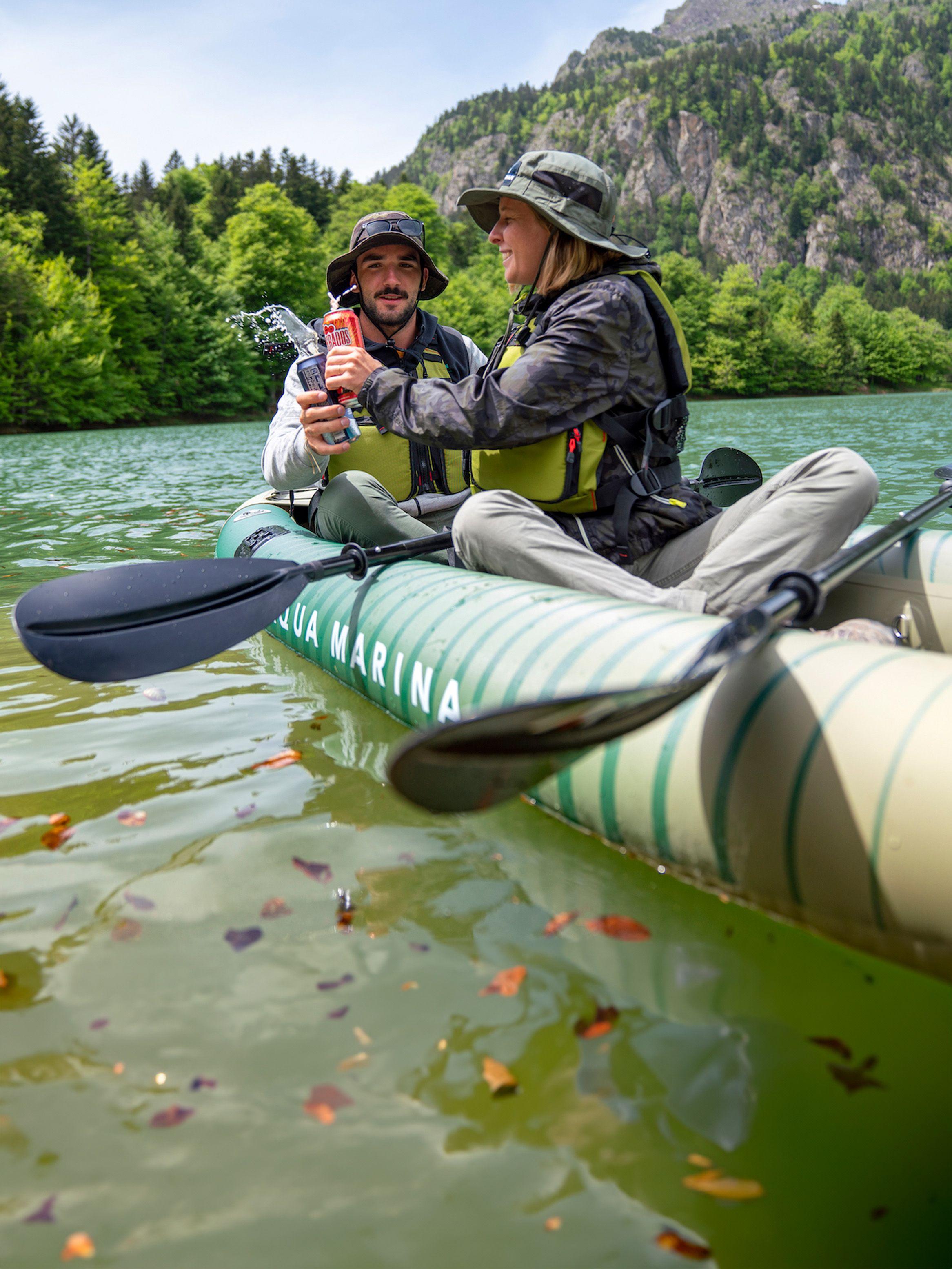 Kayak Inflable Aqua Marina Caliber 1-2 Personas Pesca Angler-3