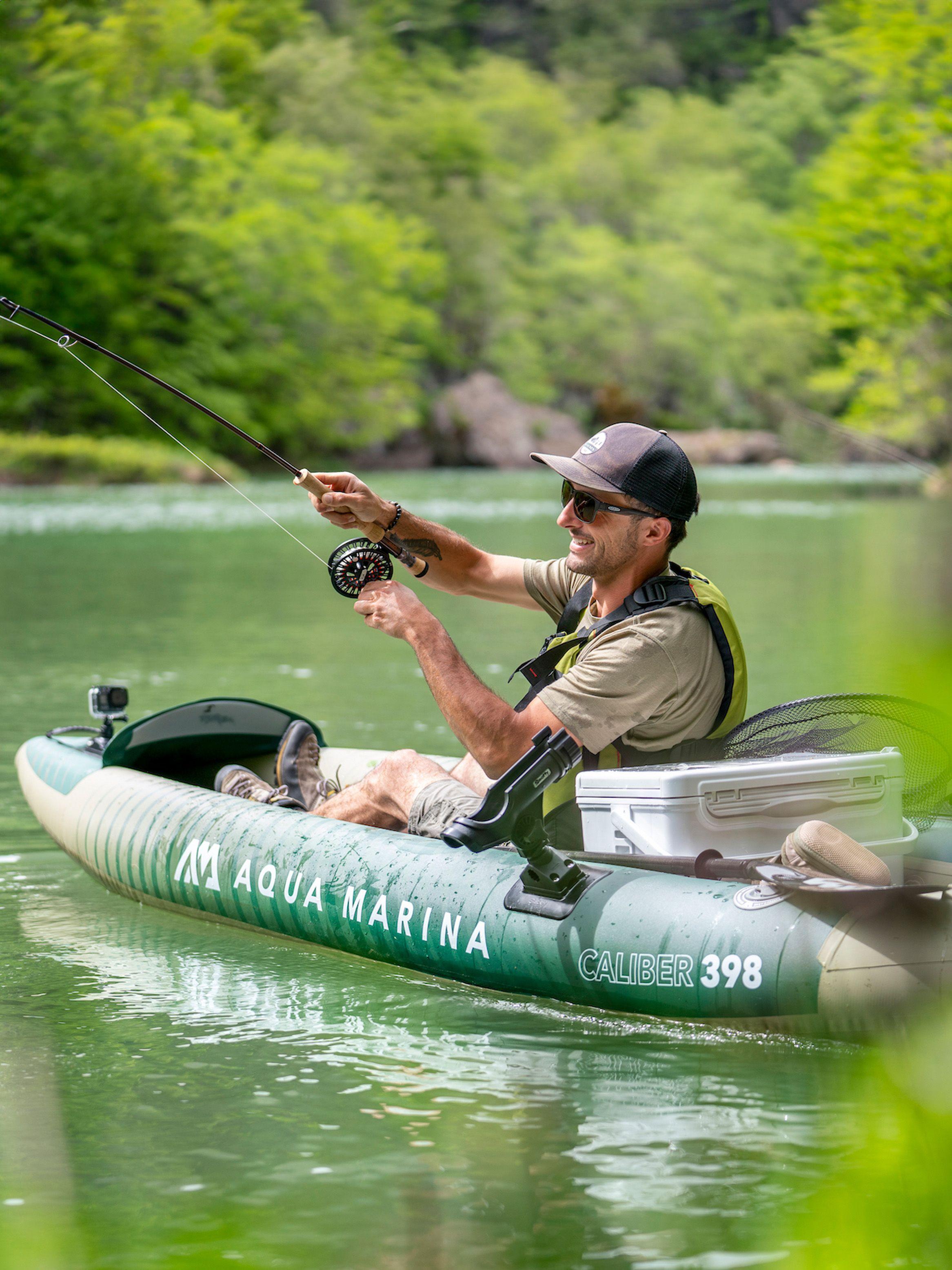 Kayak Inflable Aqua Marina Caliber 1-2 Personas Pesca Angler-7